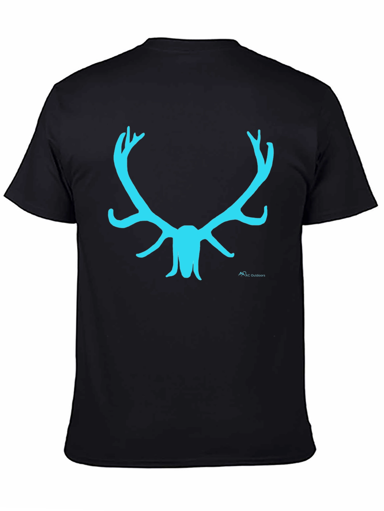 Black Cool Antler Graphic Tee - Black T-Shirt view 4