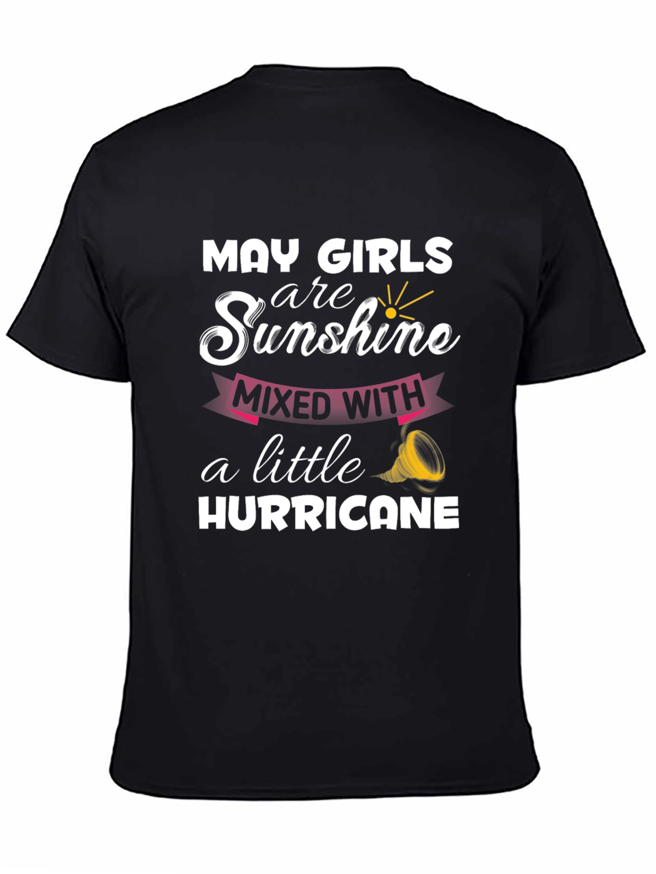 Black May Girls Sunshine & Hurricane T-Shirt view 4