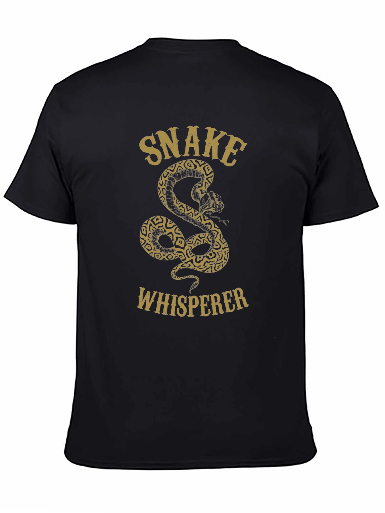 Black Snake Whisperer Graphic T-Shirt view 4
