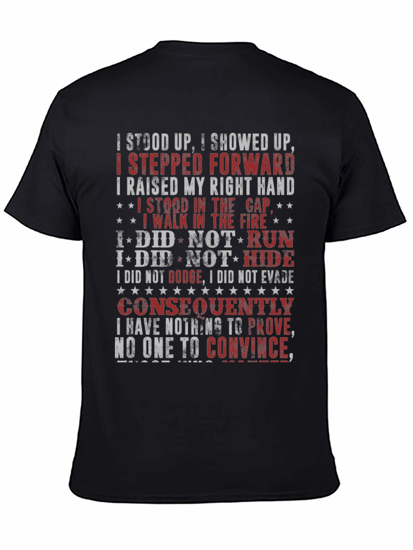 I Stood Up T-Shirt - Patriotic Design - 4