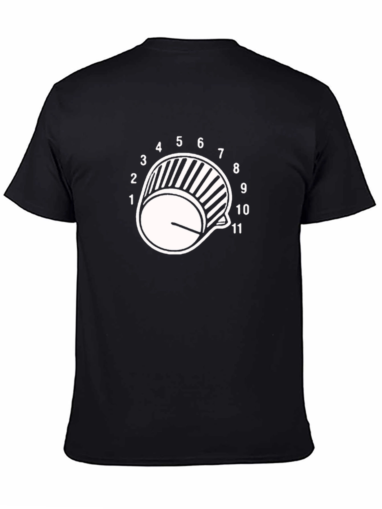 Black Volume to 11 T-Shirt - Black view 4