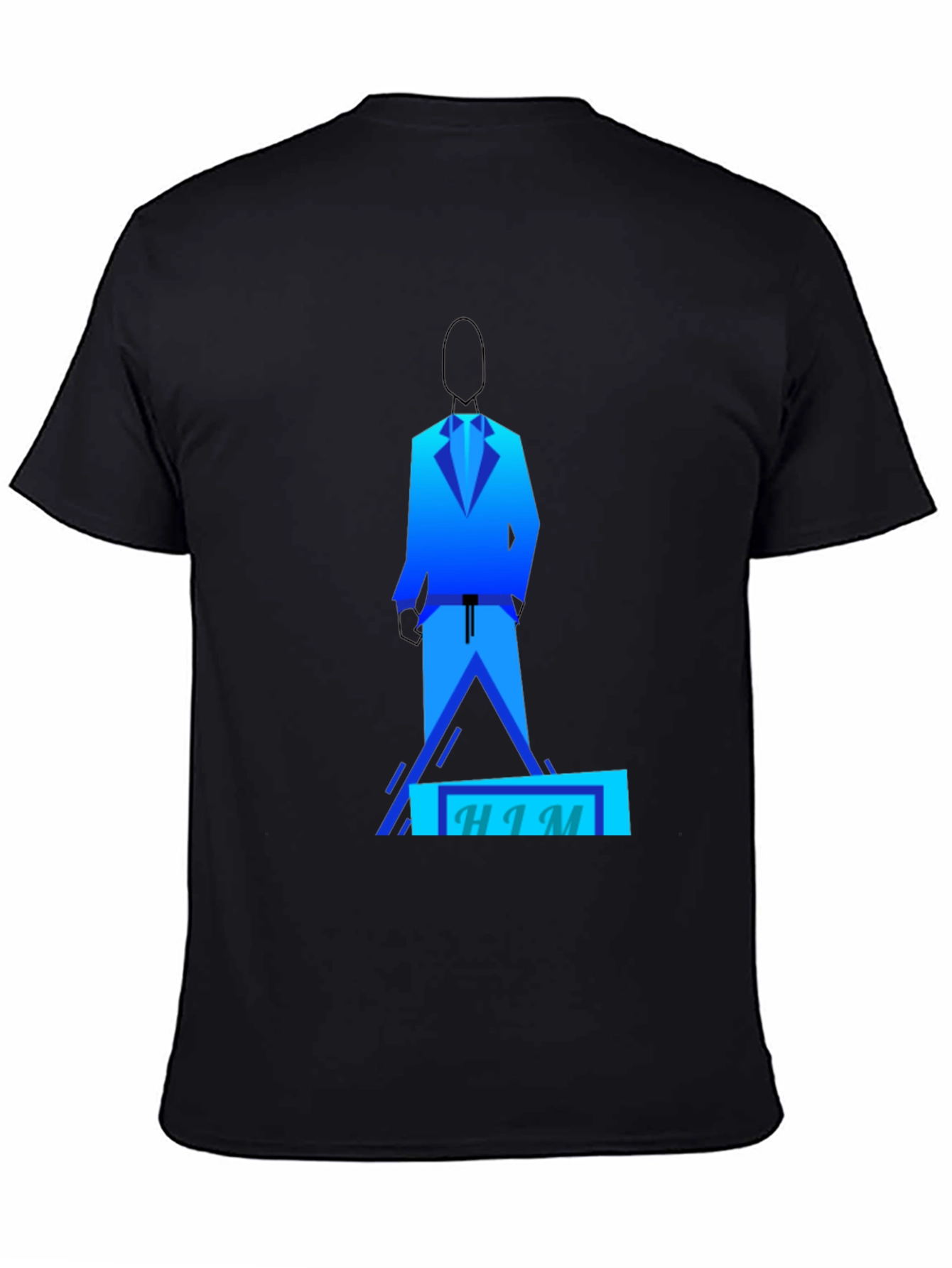 Geometric HIM Graphic Tee - Modern Design - 4
