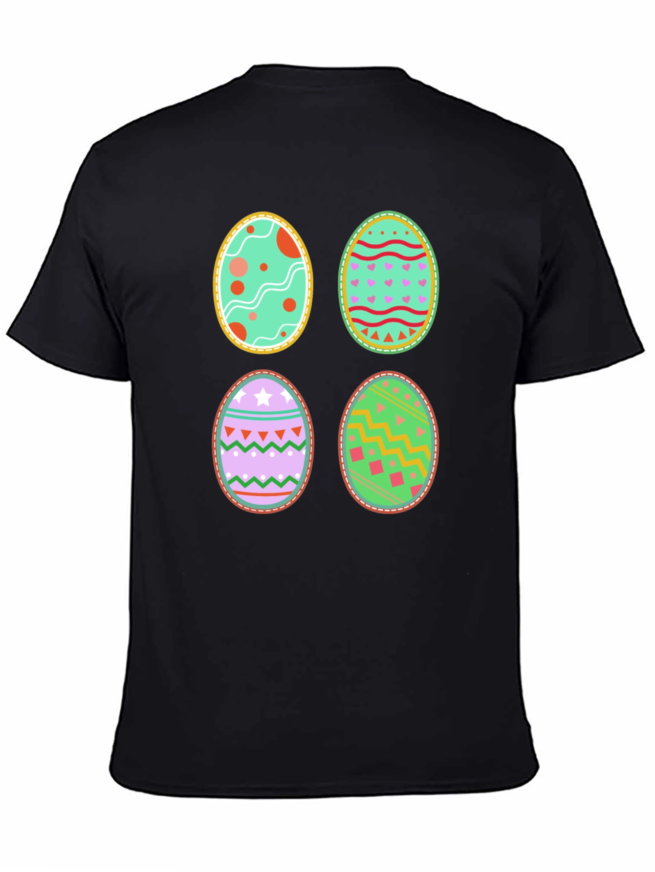 Black Easter Eggs Graphic Tee view 4