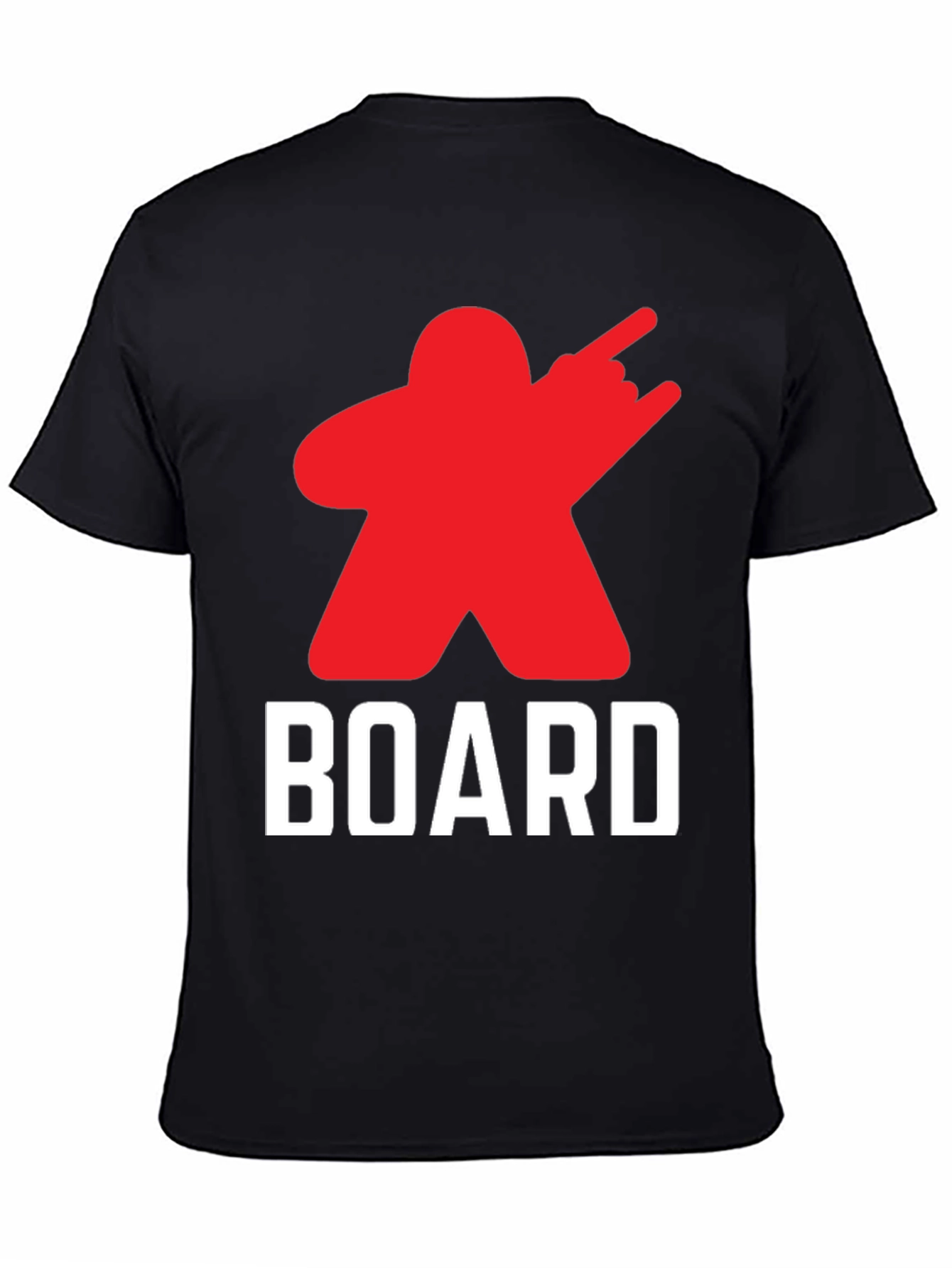 Black Board Game Geek T-Shirt - Rock On! view 4