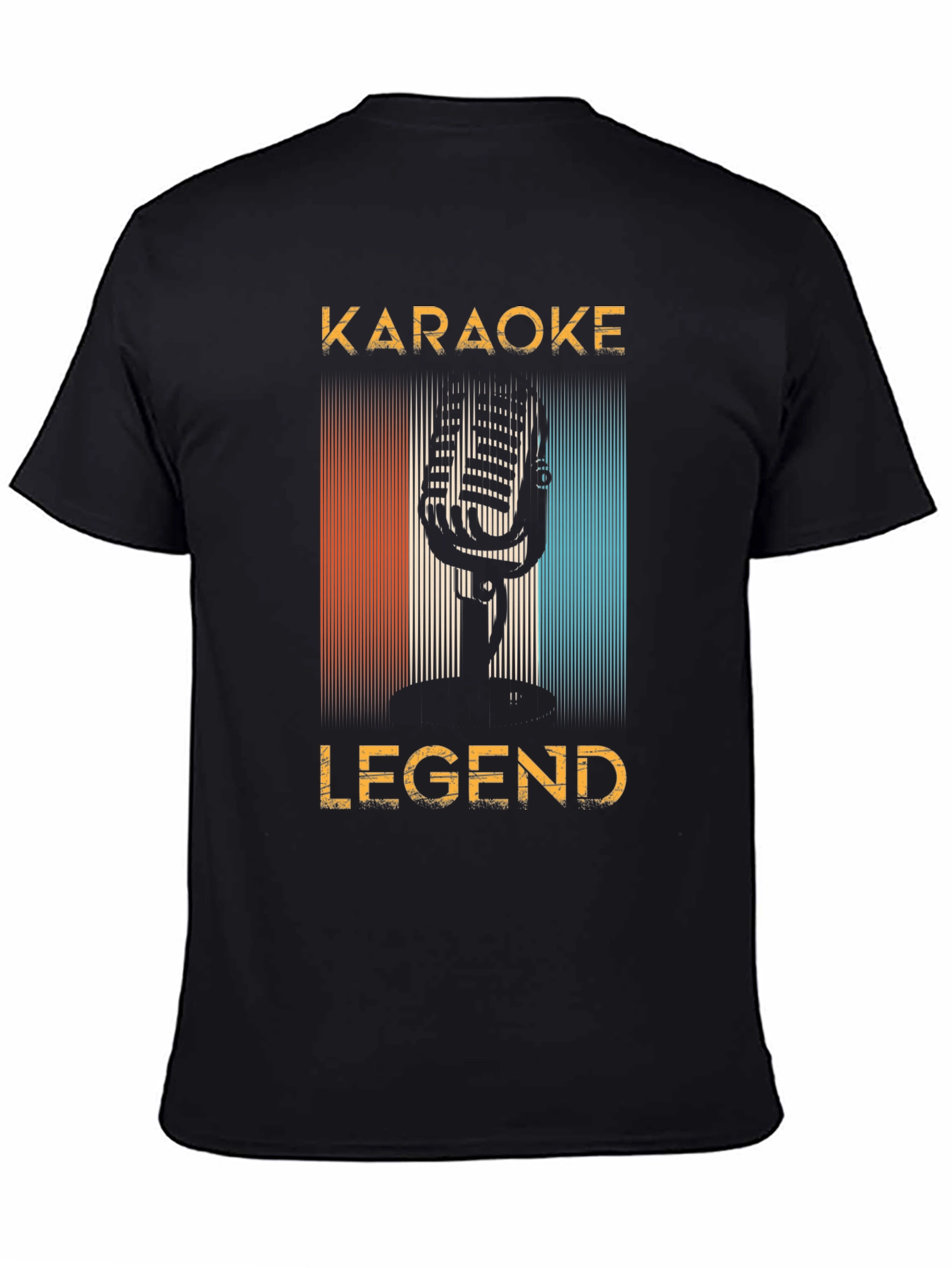 Black Karaoke Legend Graphic Tee view 4