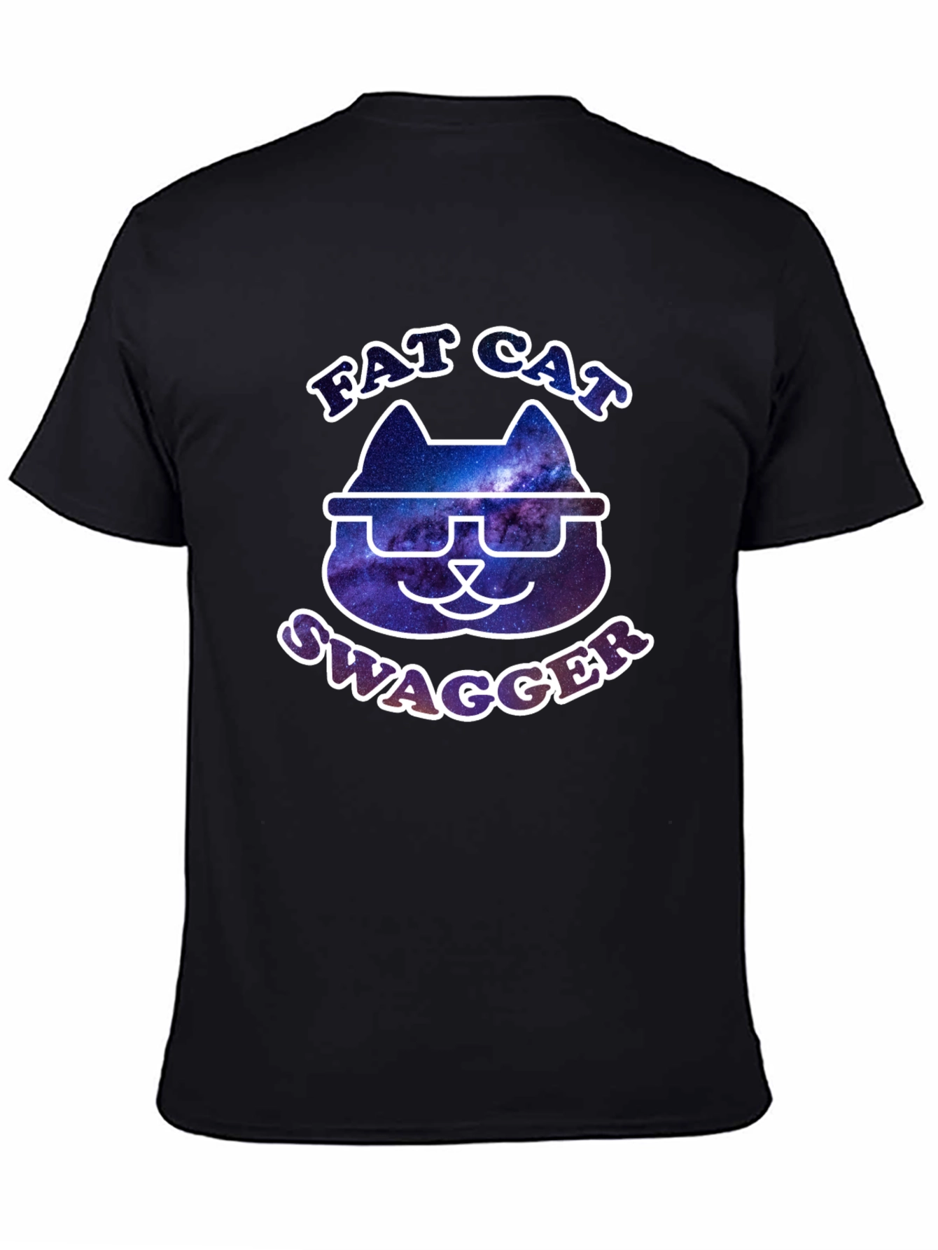 Black Fat Cat Swagger Graphic T-Shirt view 4
