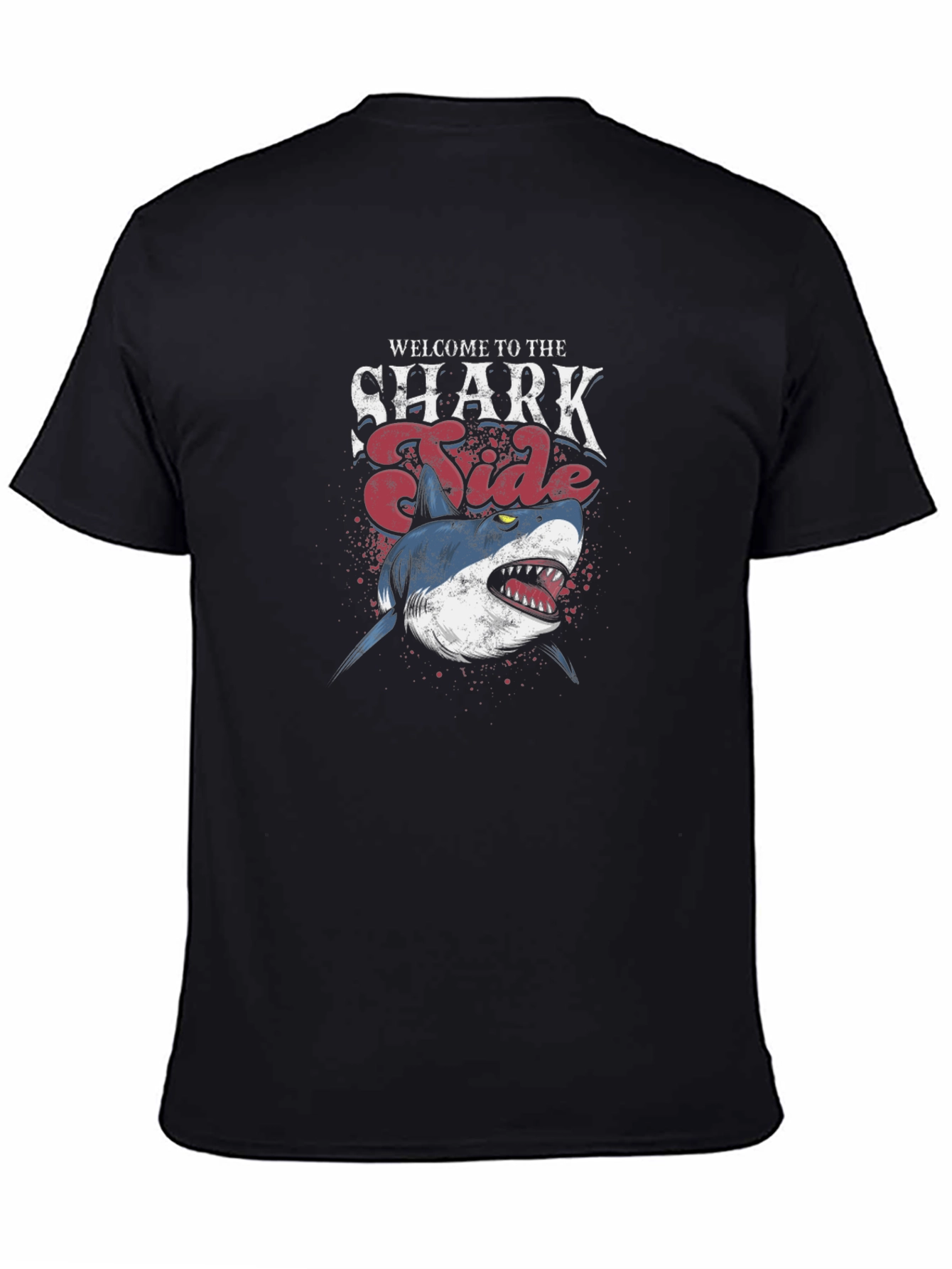 Black Shark Tide Graphic T-Shirt - Black view 4