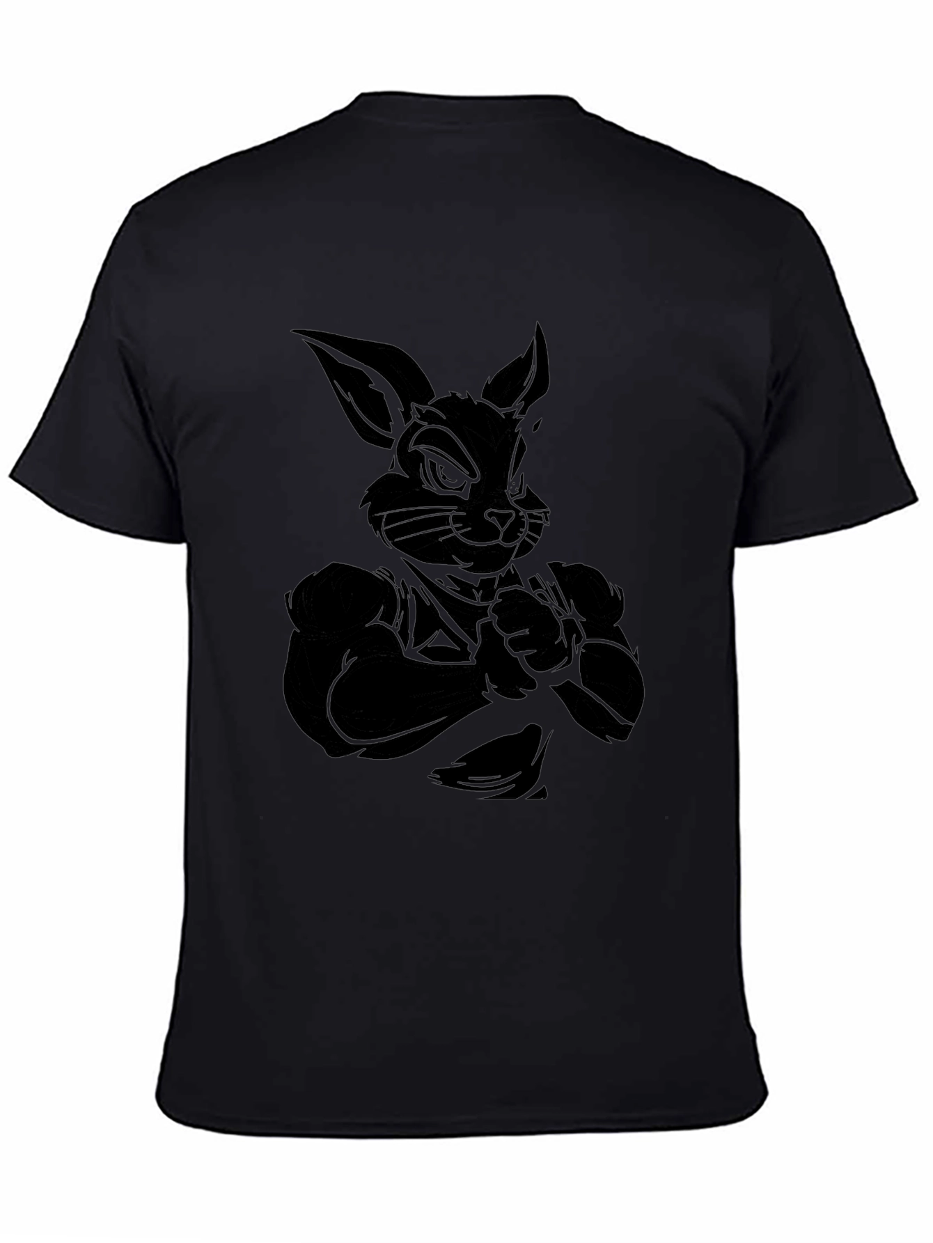 Black Black Rabbit Graphic Tee - Men's Crew Neck T-Shirt view 4