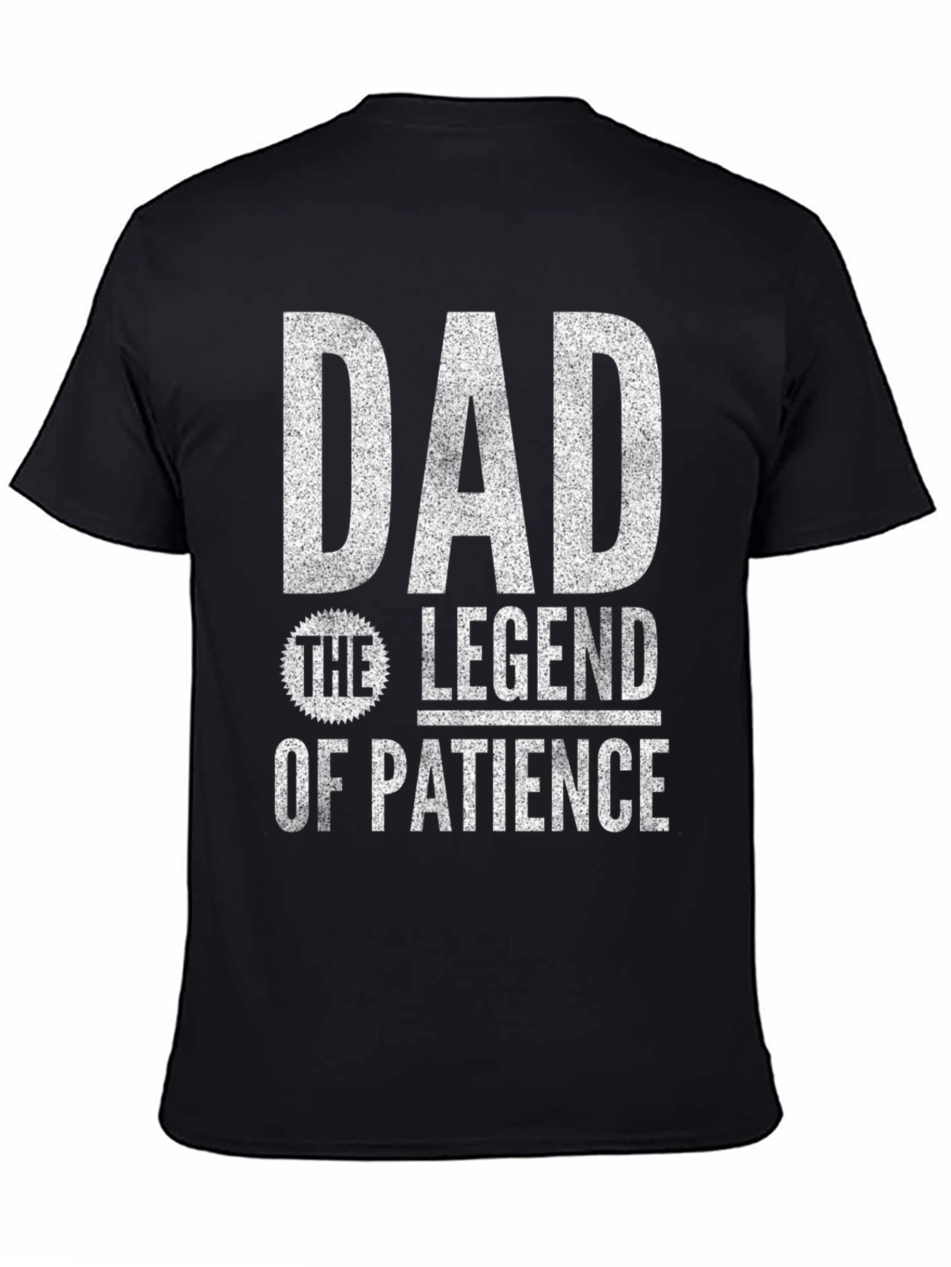 Black Dad Legend of Patience Graphic T-Shirt view 4