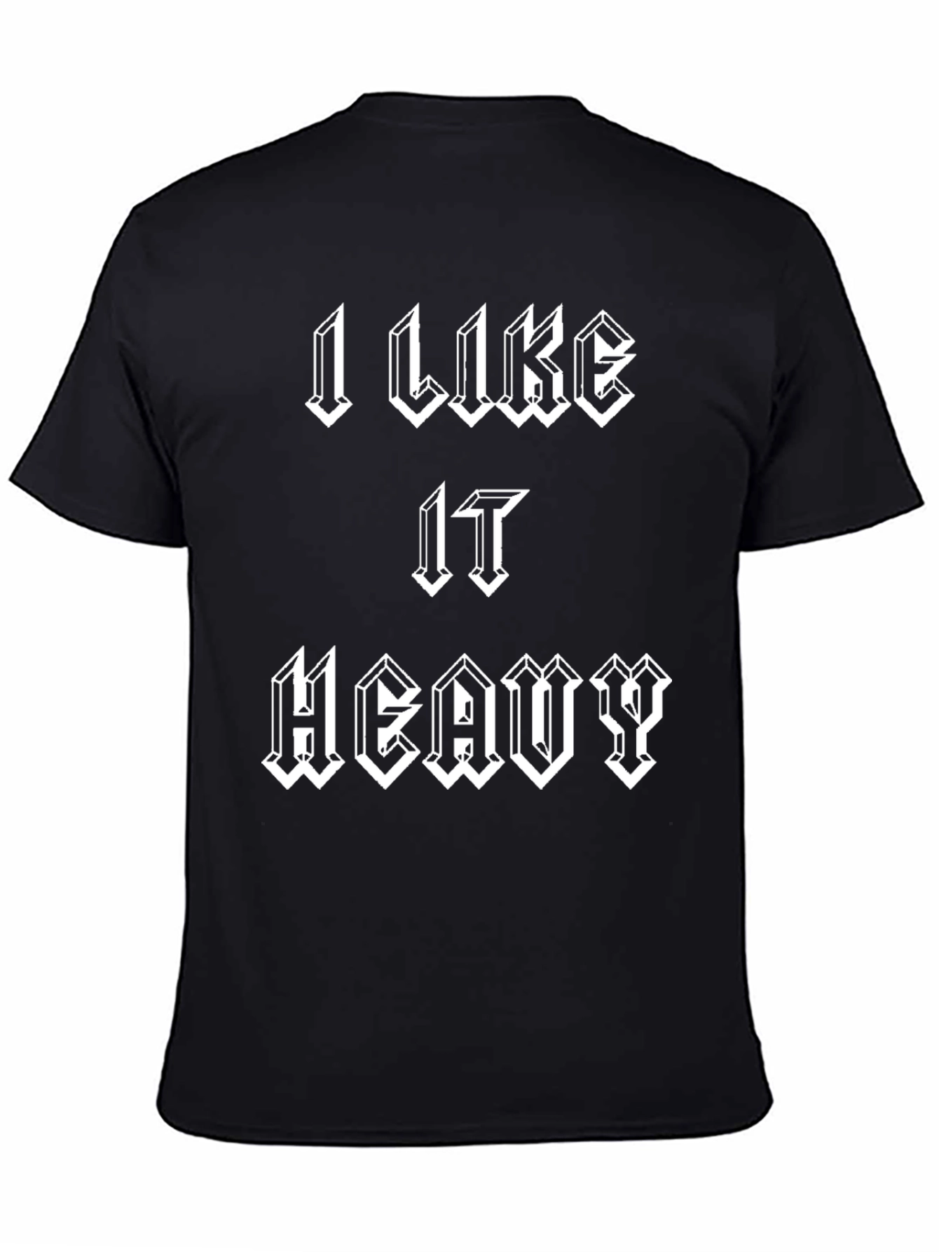 Black I Like It Heavy Graphic Tee - Black view 4