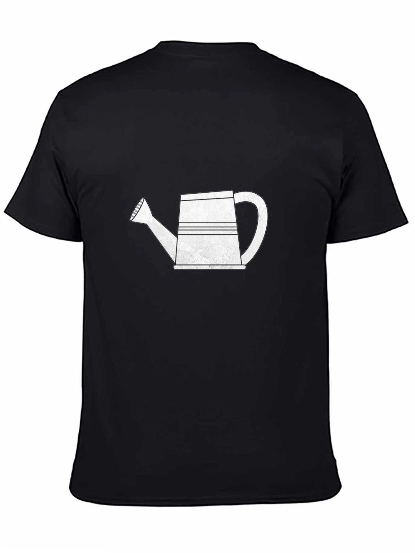 Black Watering Can Graphic Tee - Gardener's Essential view 4