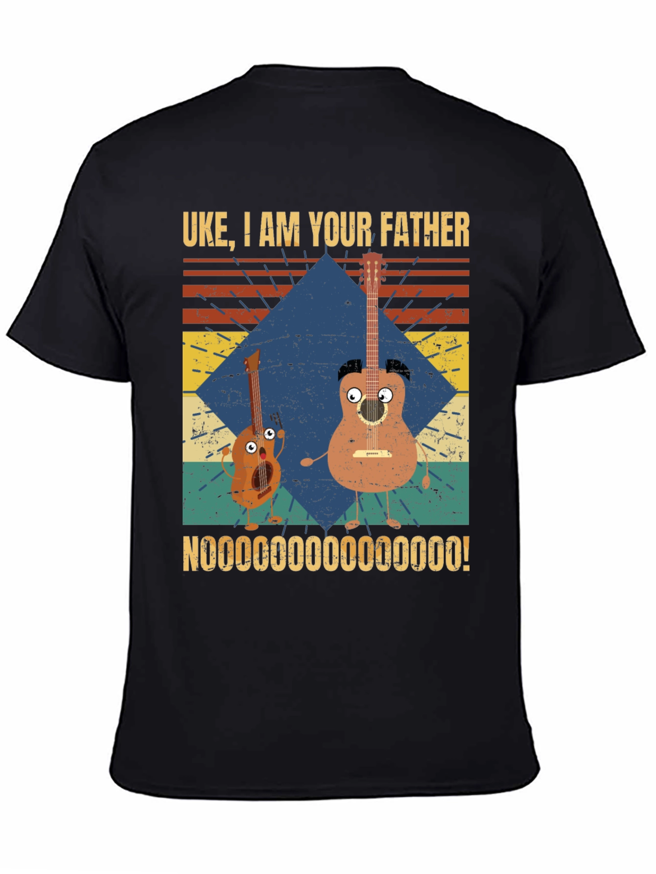 Black Uke I Am Your Father T-Shirt view 4