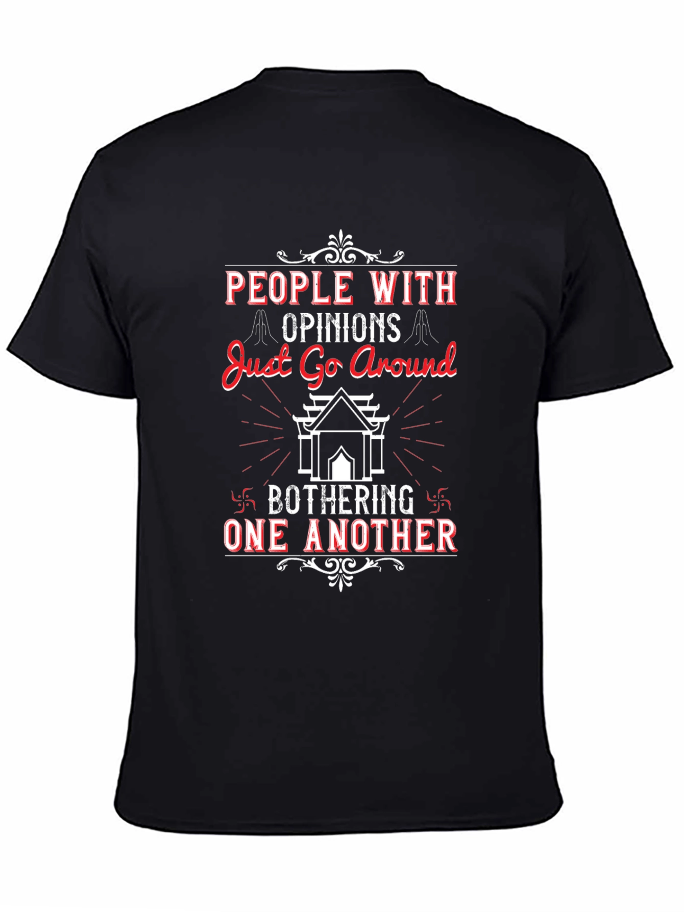 Black People With Opinions Graphic Tee view 4