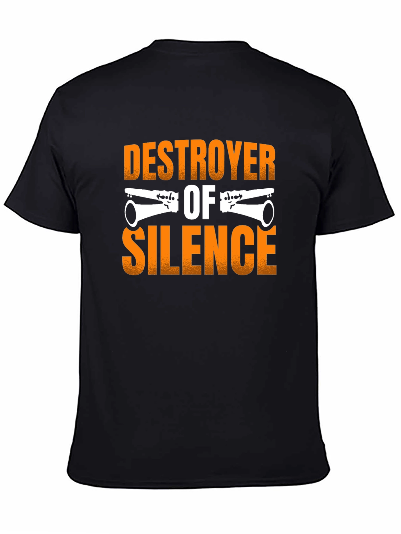 Black Destroyer of Silence T-Shirt Black view 4