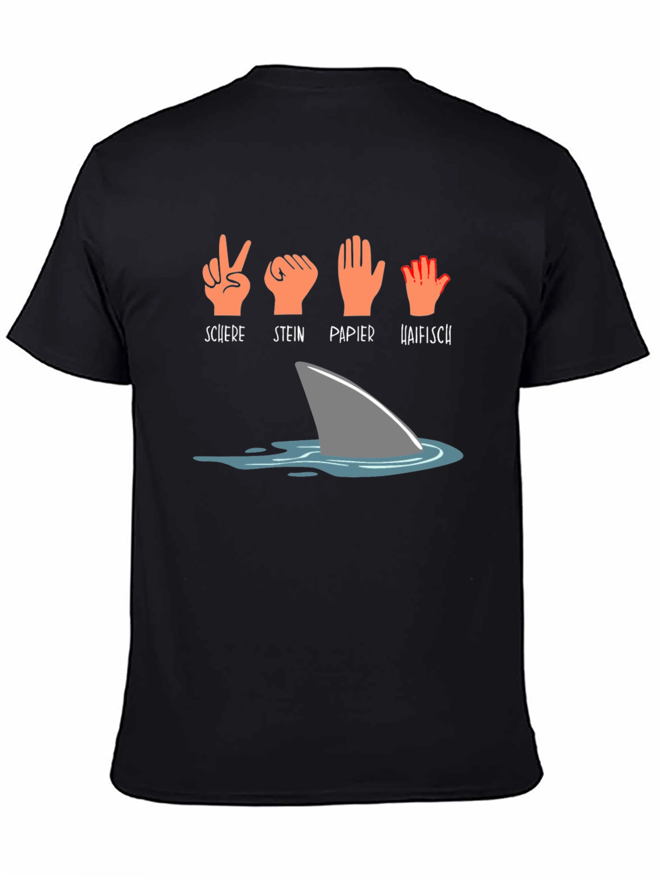Rock Paper Scissors Shark Tee - 4