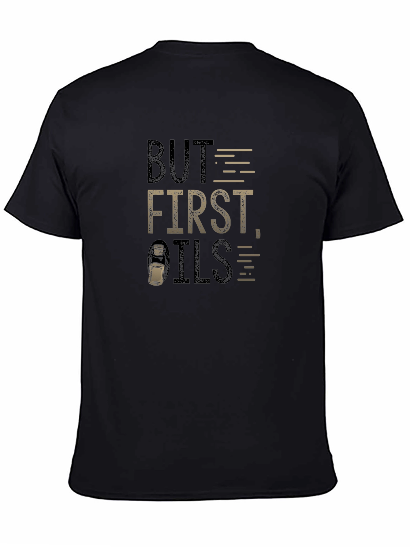 Black But First, Oils T-Shirt - Essential Oil Lover Tee view 4