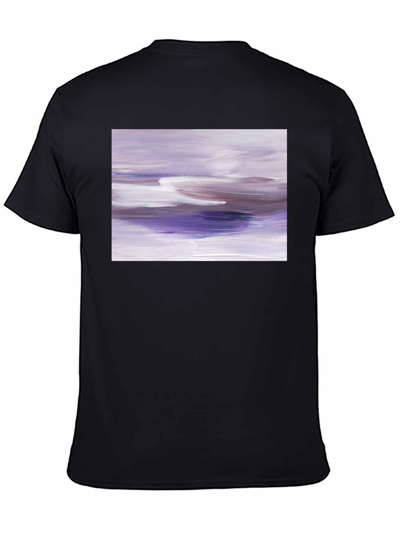 Black Abstract Art Graphic Tee - Modern Comfort view 4