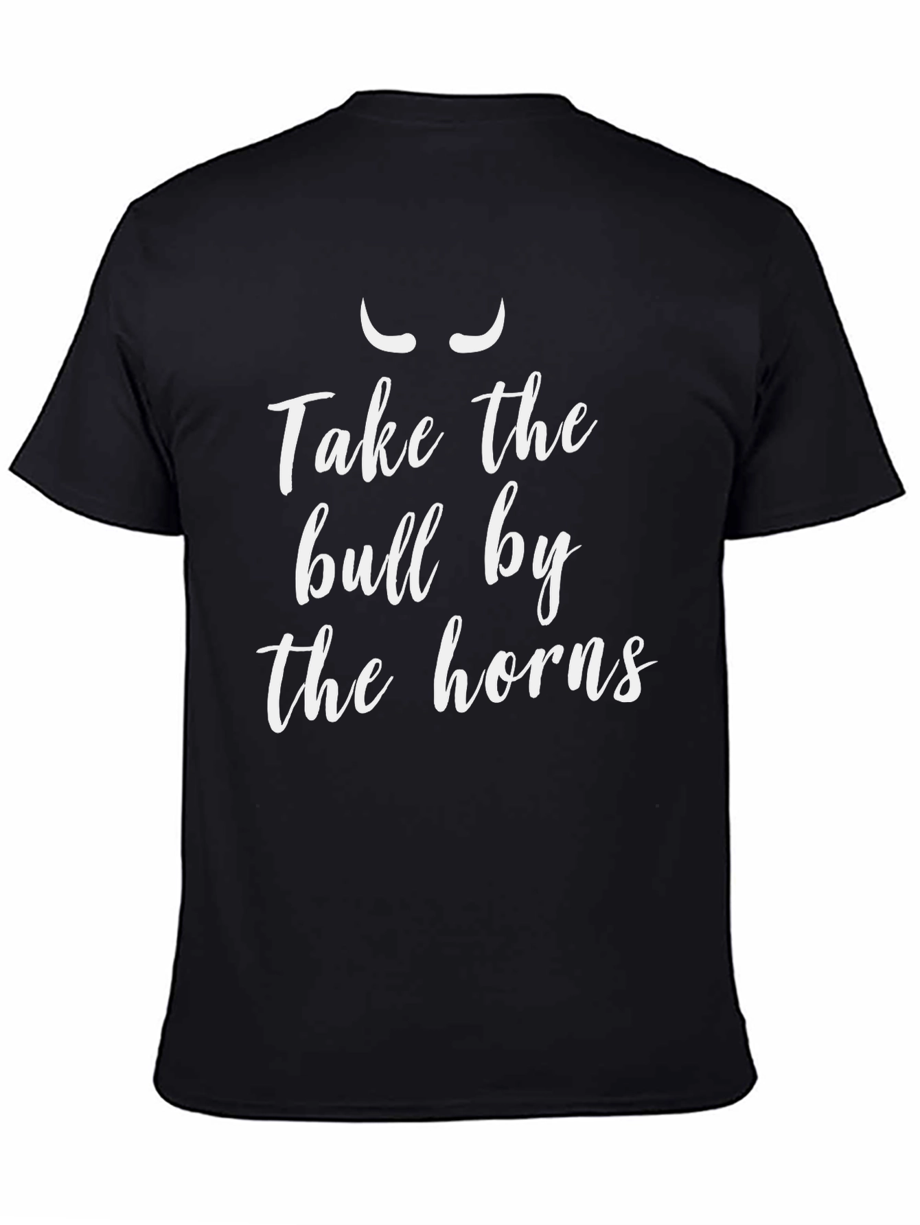 Black Take the Bull by the Horns Black T-Shirt view 4