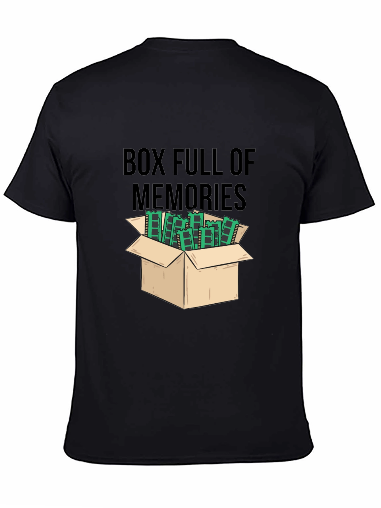 Black Box Full of Memories T-Shirt - Fun Novelty Tee view 4