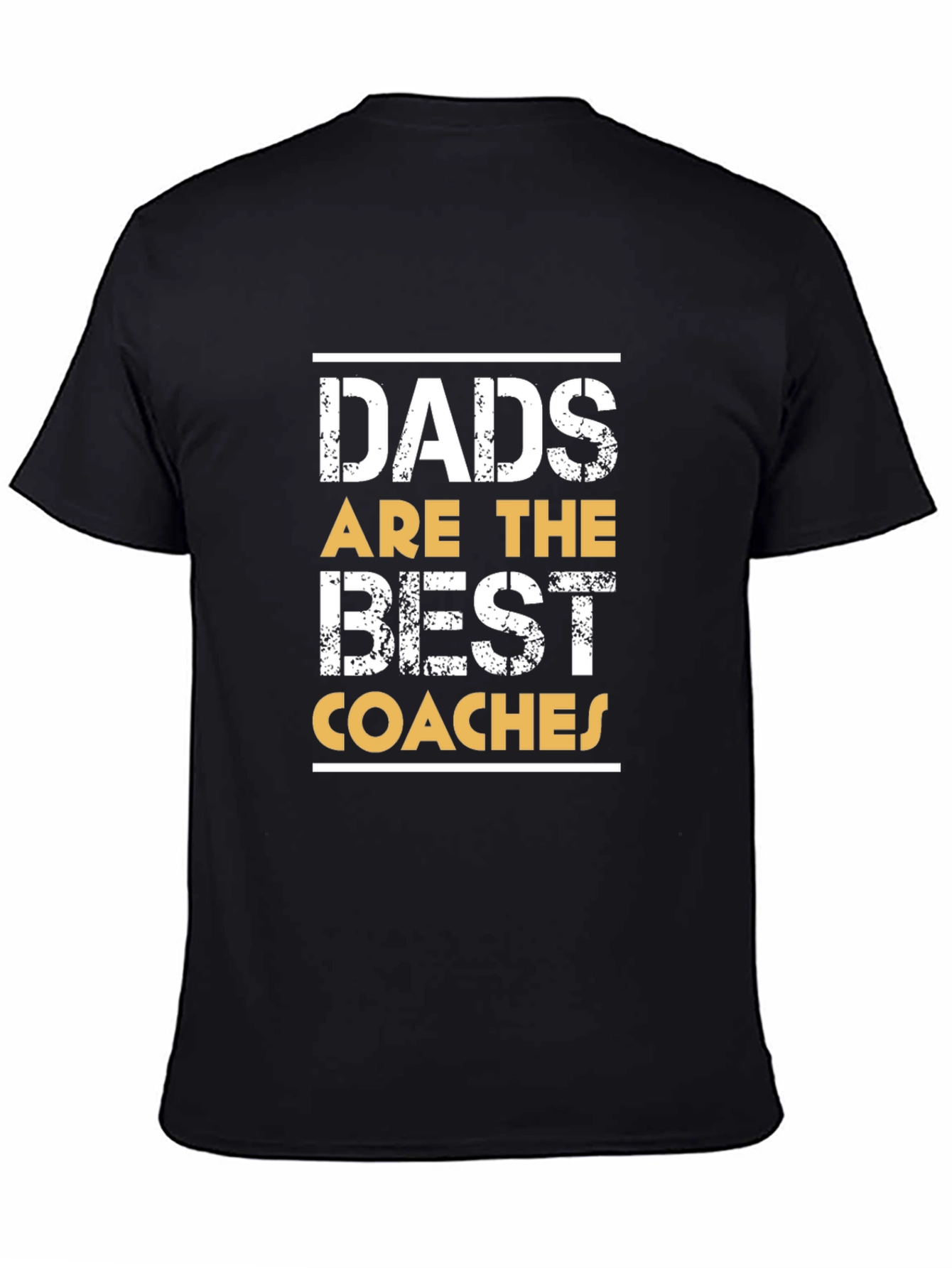 Black Dads Are The Best Coaches - Graphic T-Shirt view 4