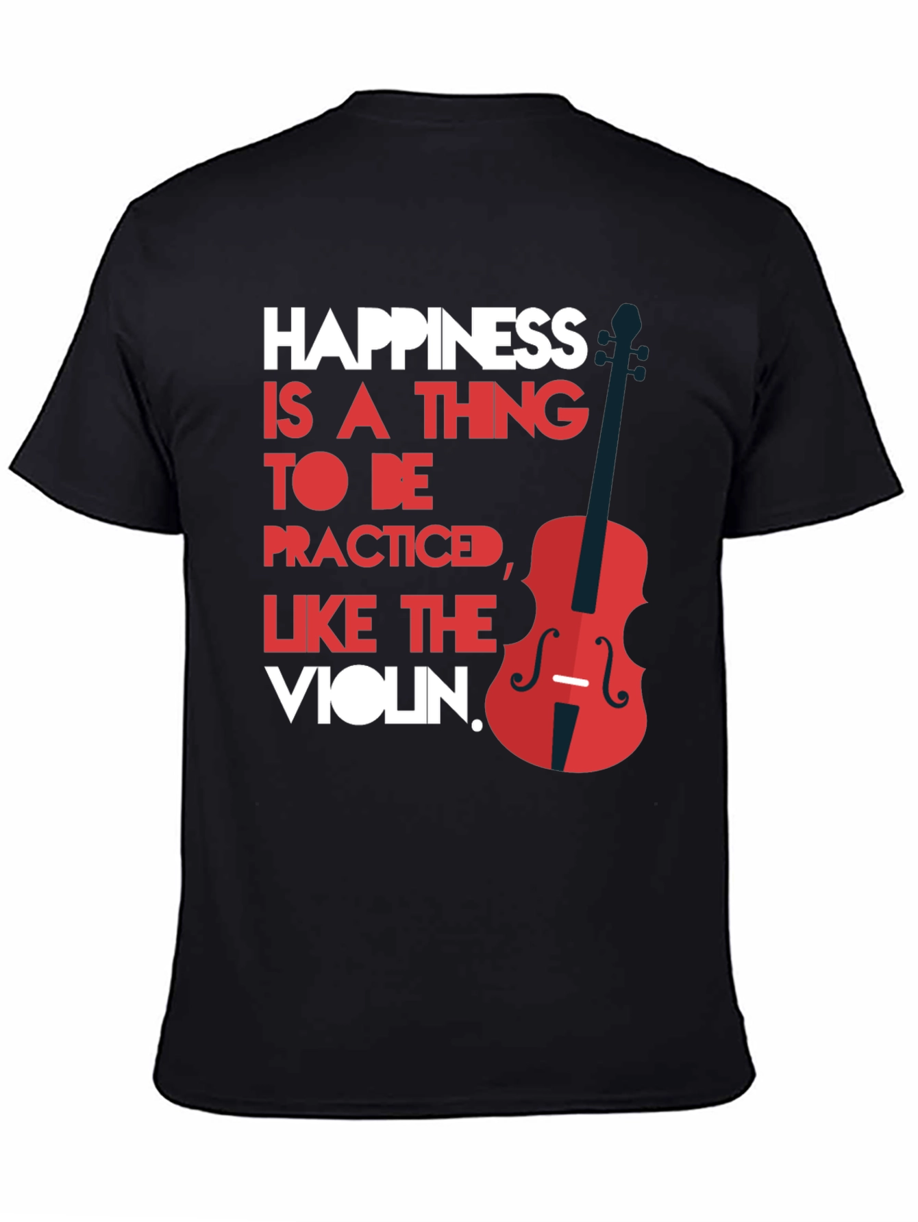 Black Happiness is a Thing T-Shirt view 4