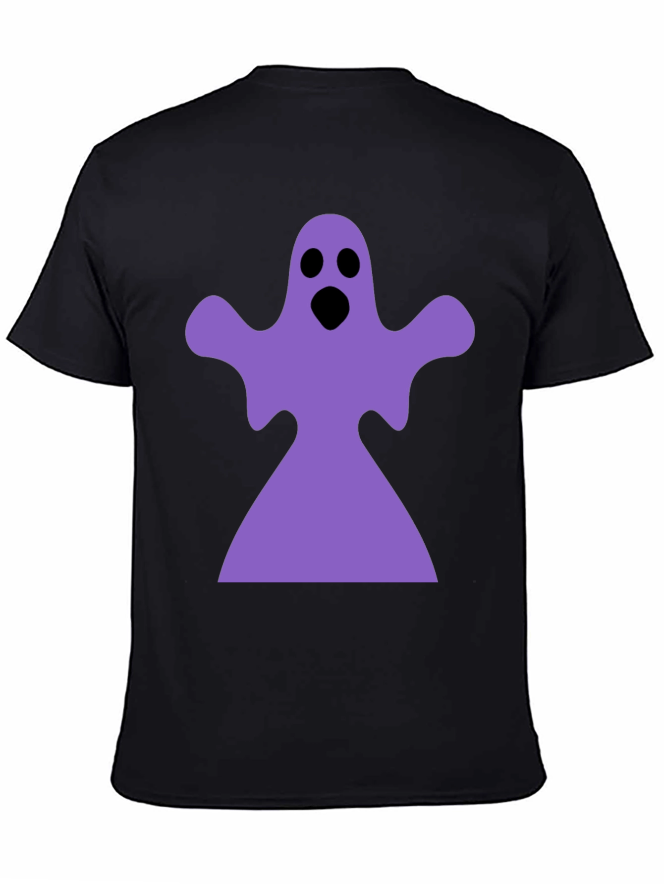 Black Ghost Graphic Black T-Shirt view 4