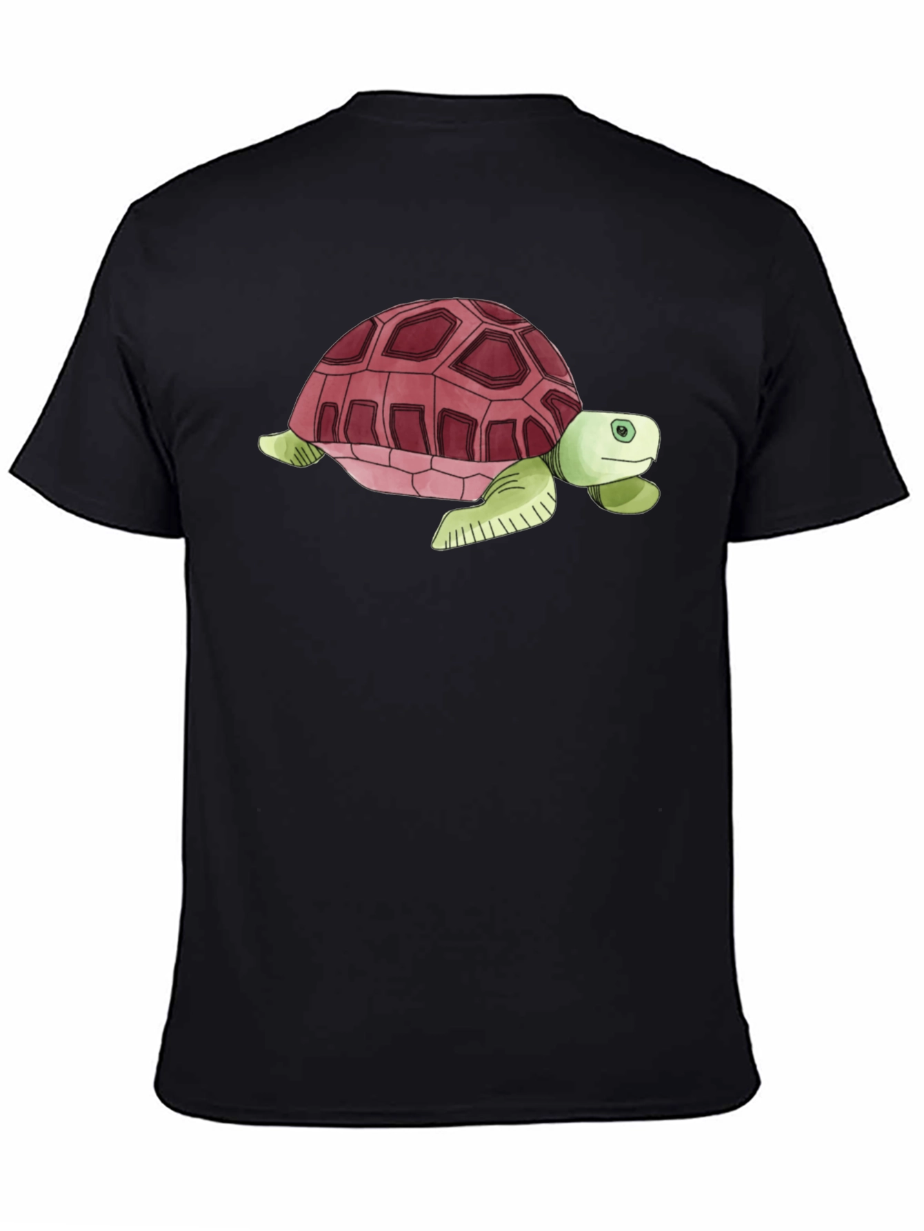 Black Turtle Graphic T-Shirt - Casual Style view 4