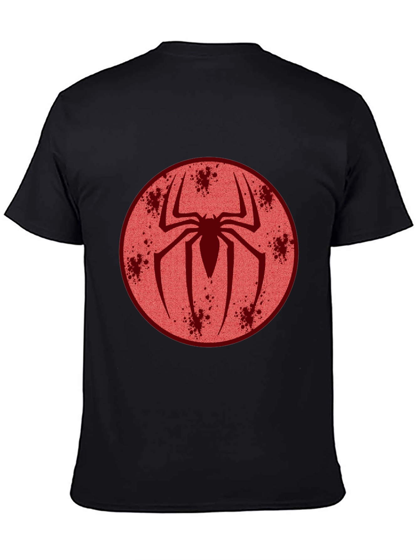 Black Spider Emblem Graphic Tee - Soft Cotton Comfort view 4