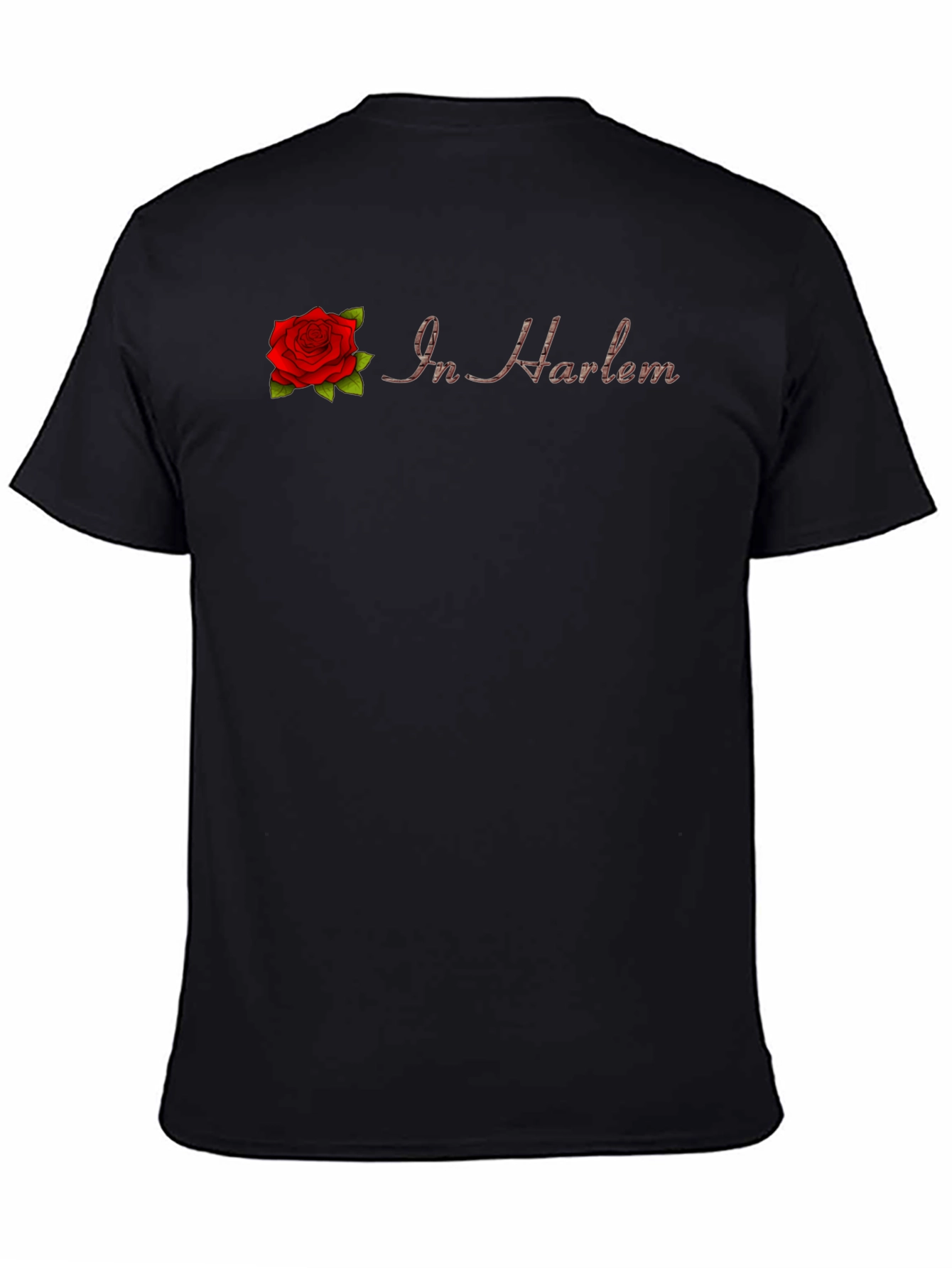 Black In Harlem Rose Graphic T-Shirt view 4