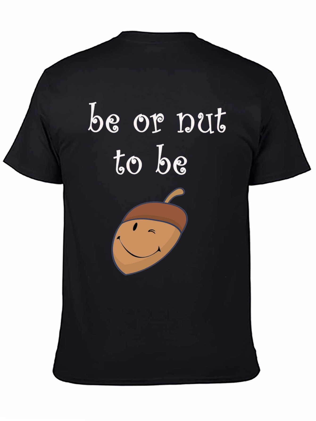Black Be or Nut to Be Graphic Tee view 4