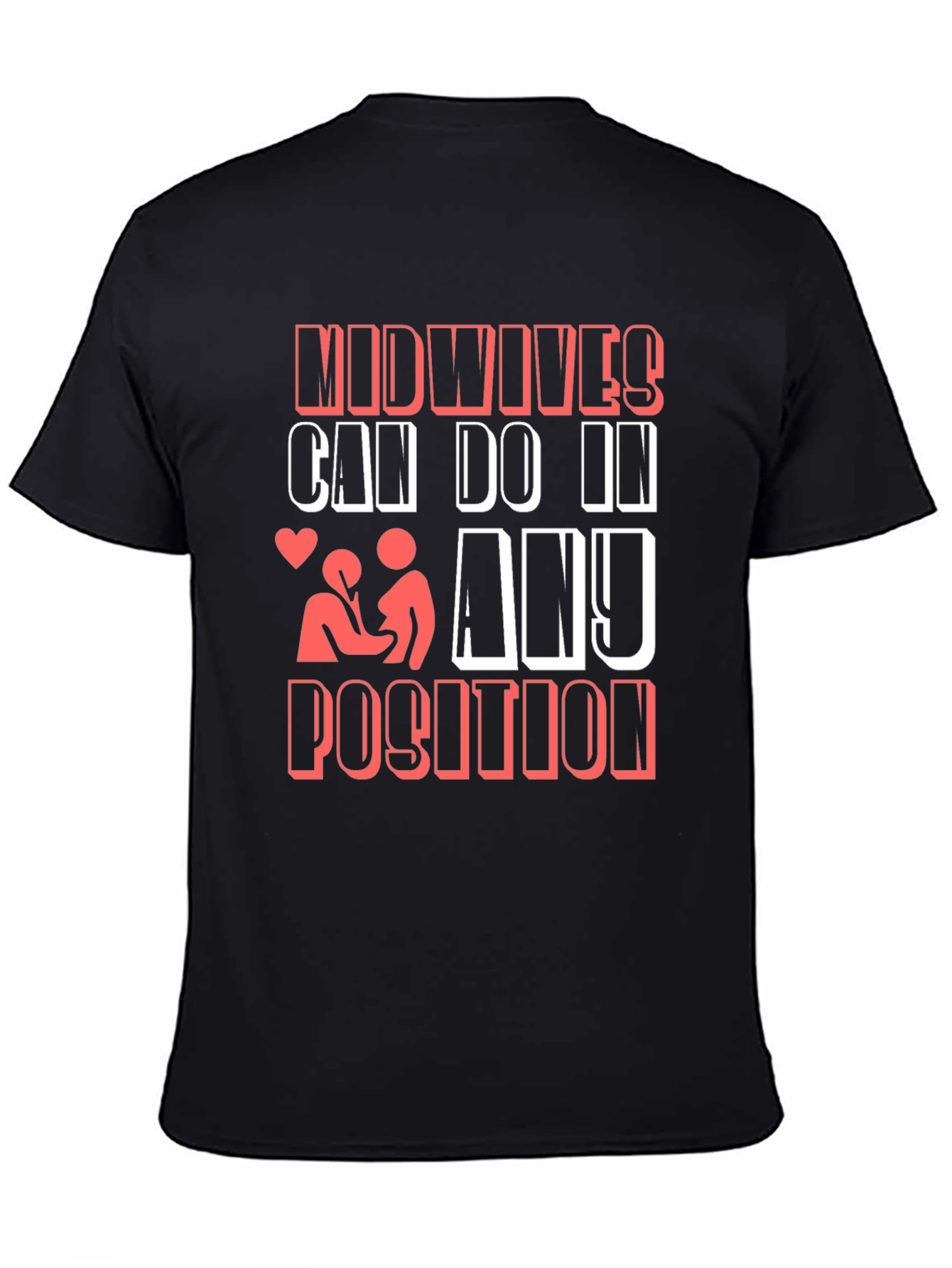 Black Midwives Can Do It T-Shirt Funny Maternity view 4