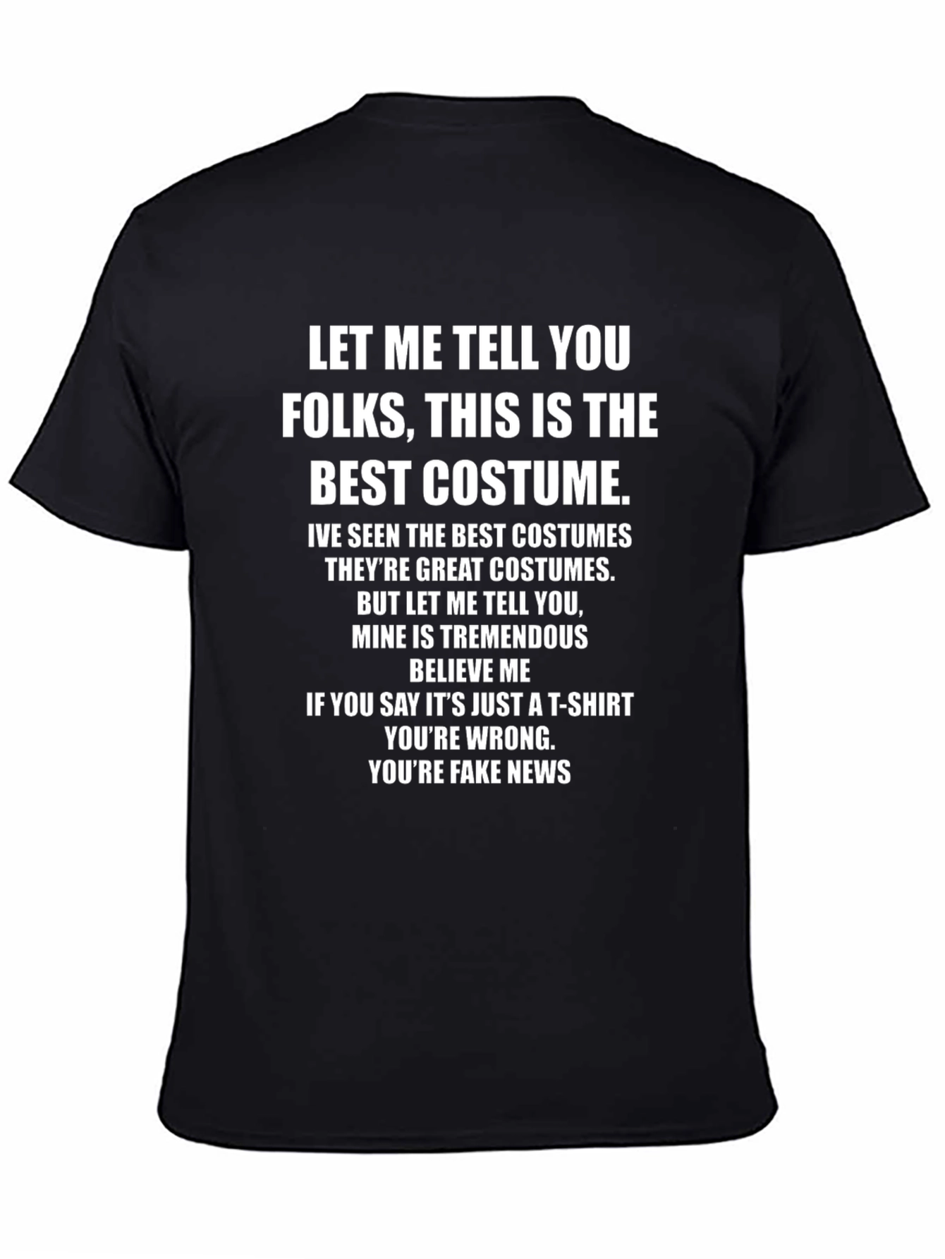 Black Best Costume T-Shirt - Funny Halloween Tee view 4