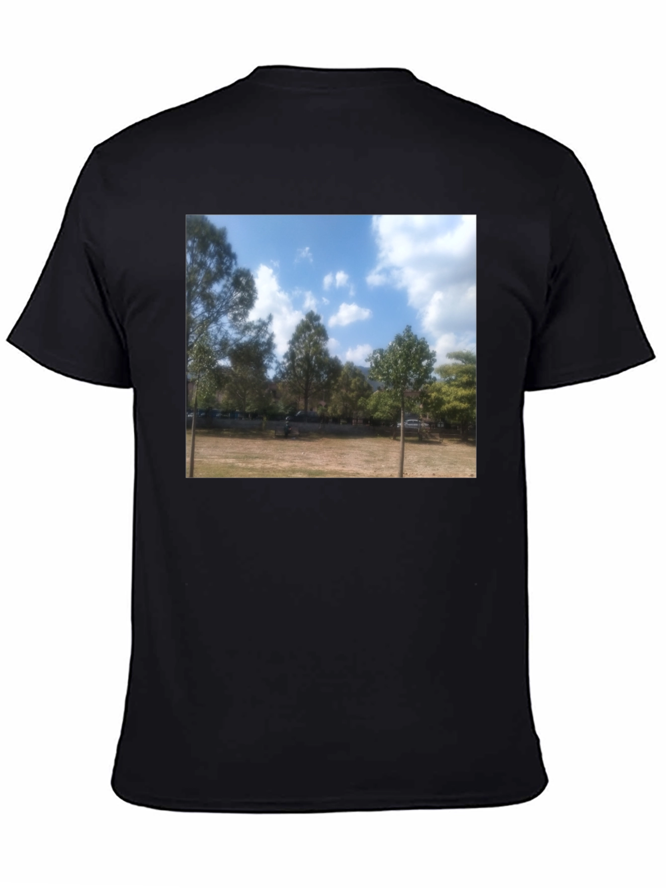 Black Nature Scene Tee view 4