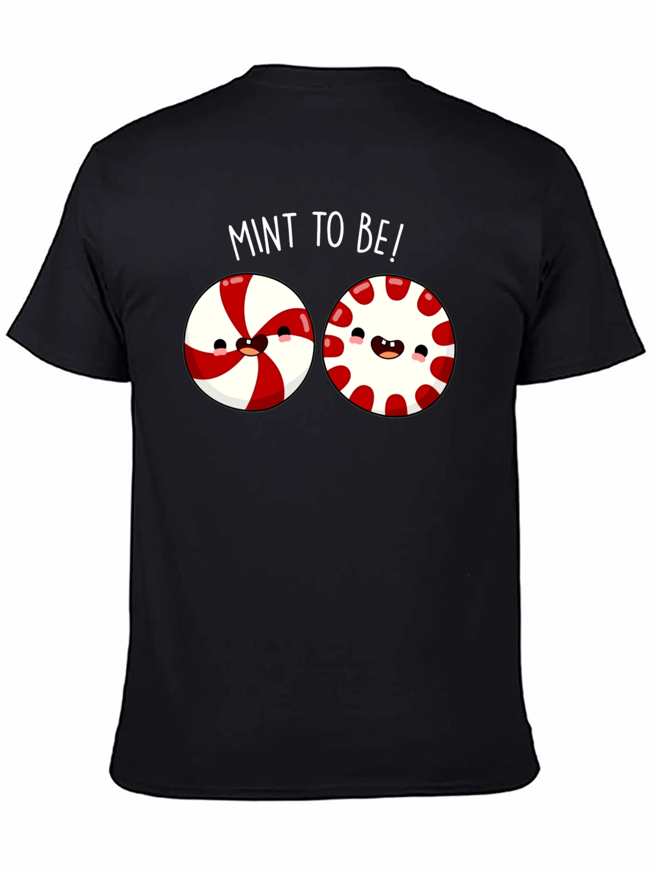 Black Mint to Be Graphic Tee - Candy Couple T-Shirt view 4