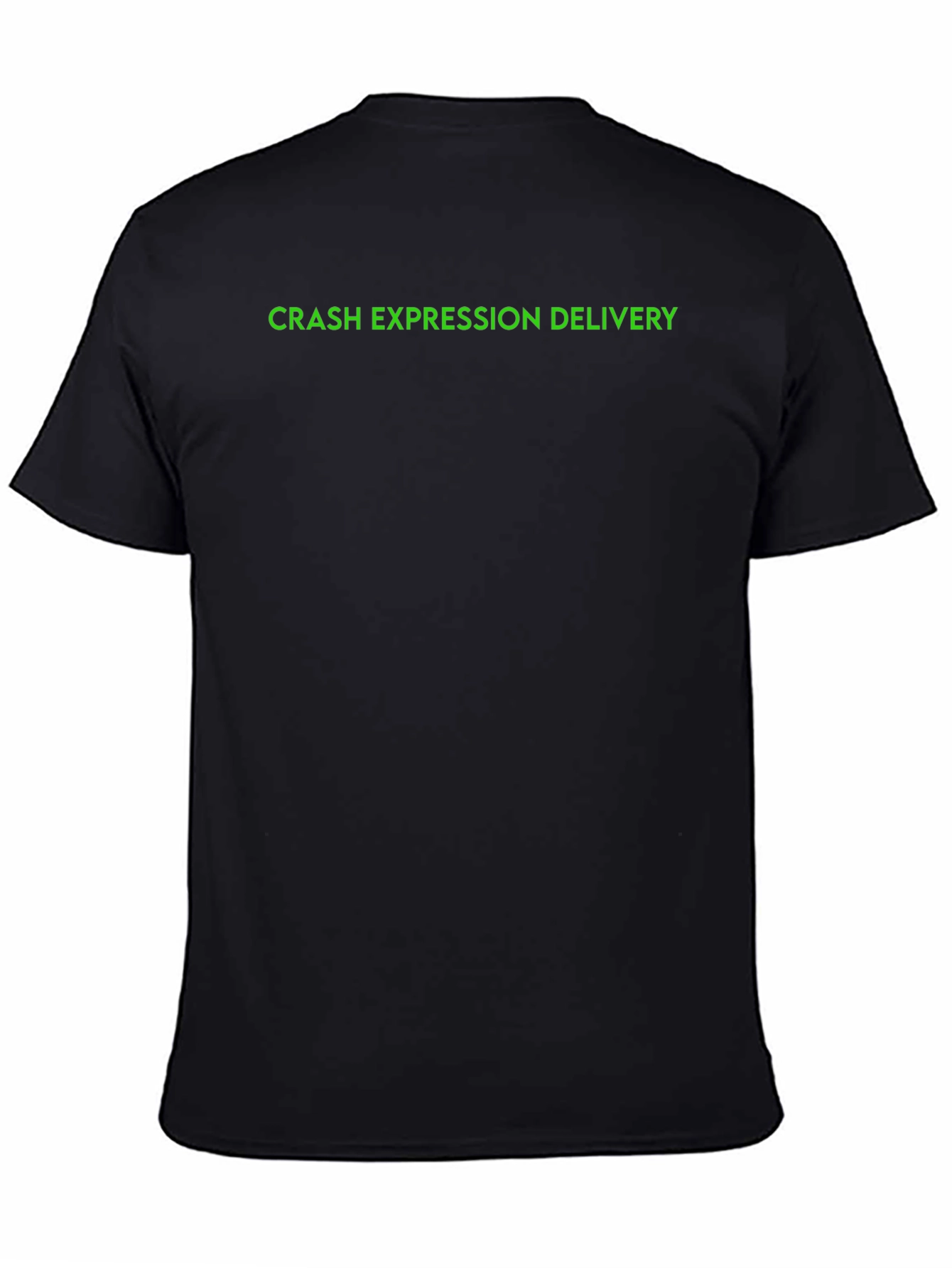 Black Crash Expression Delivery T-Shirt view 4