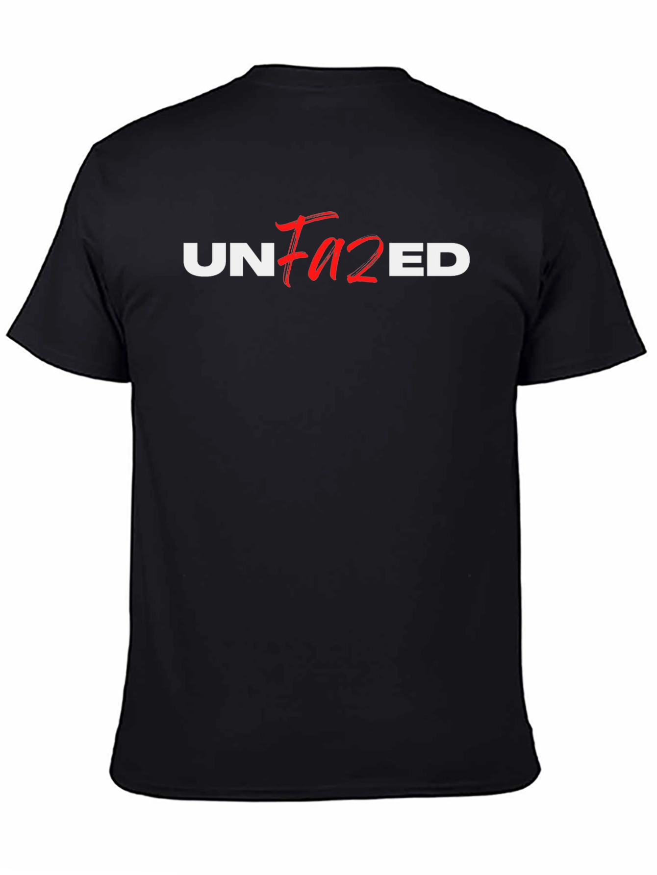 Black Unfazed Graphic Tee - Bold Statement Shirt view 4