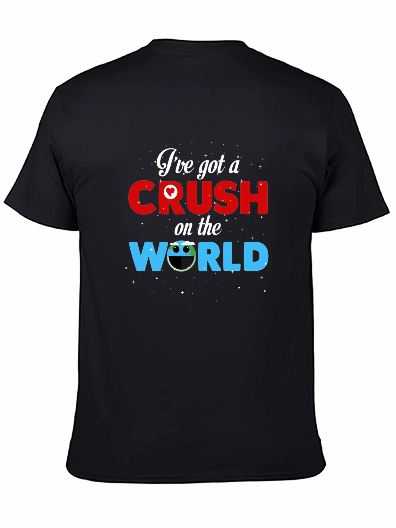 Black Crush On The World Graphic T-Shirt view 4