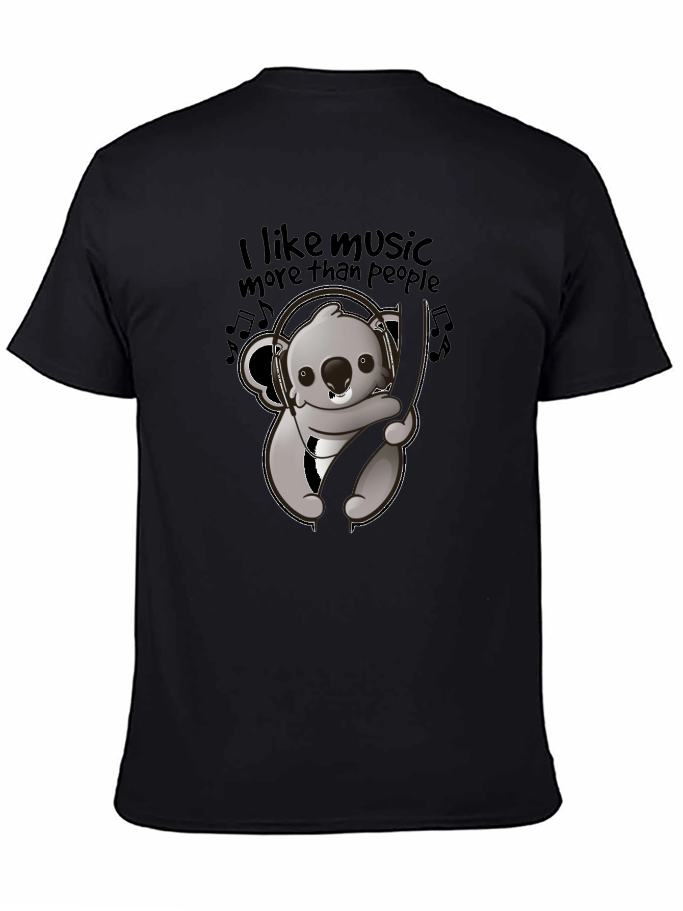 Black Music Loving Koala Graphic Tee view 4
