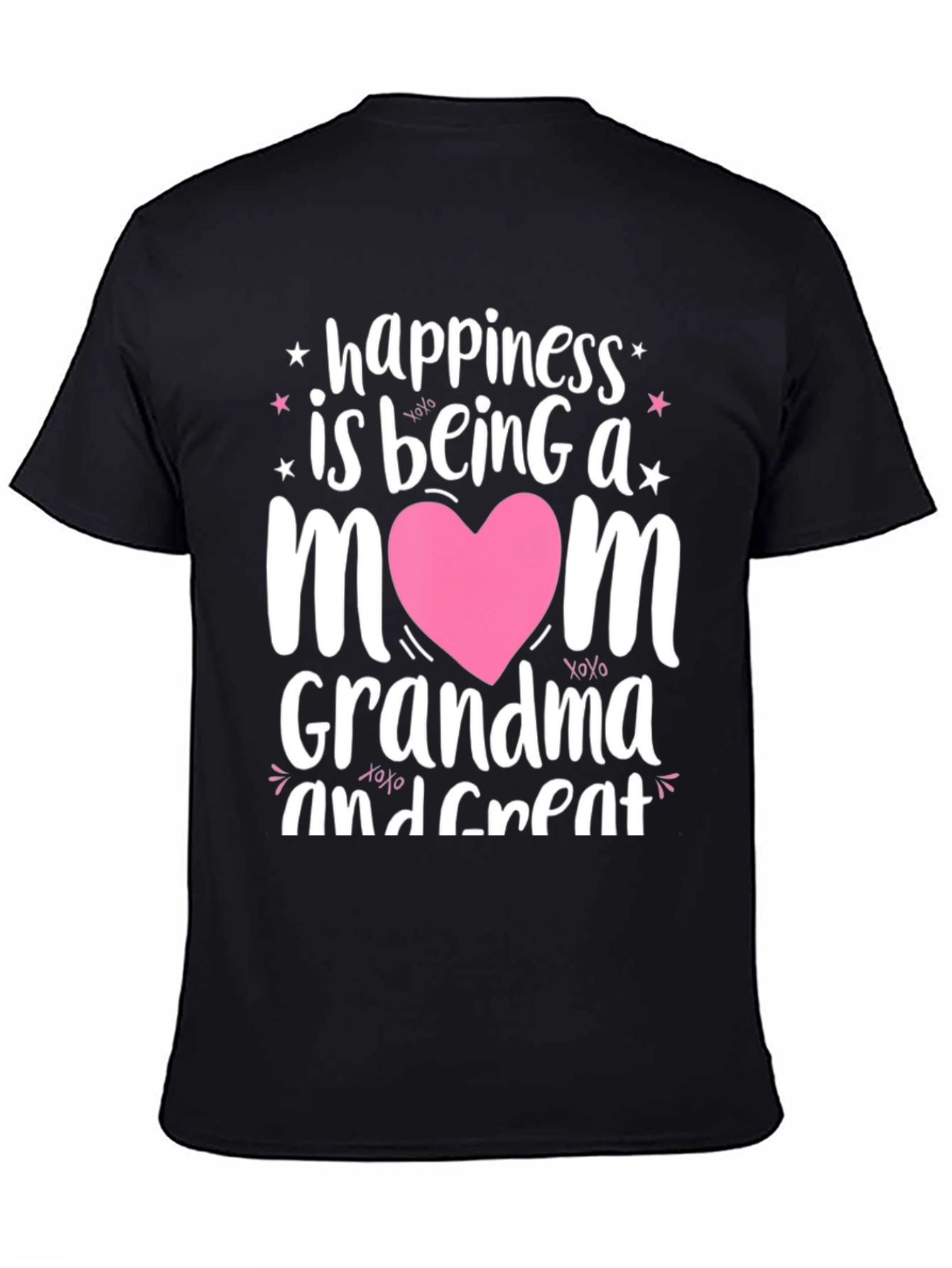 Happiness is Being a Mom Grandma T-Shirt - 4
