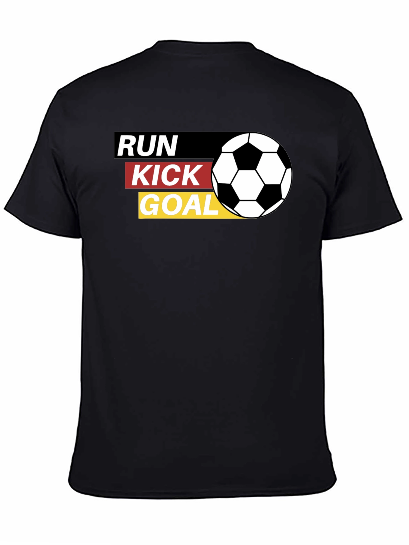 Run Kick Goal Soccer T-Shirt - 4