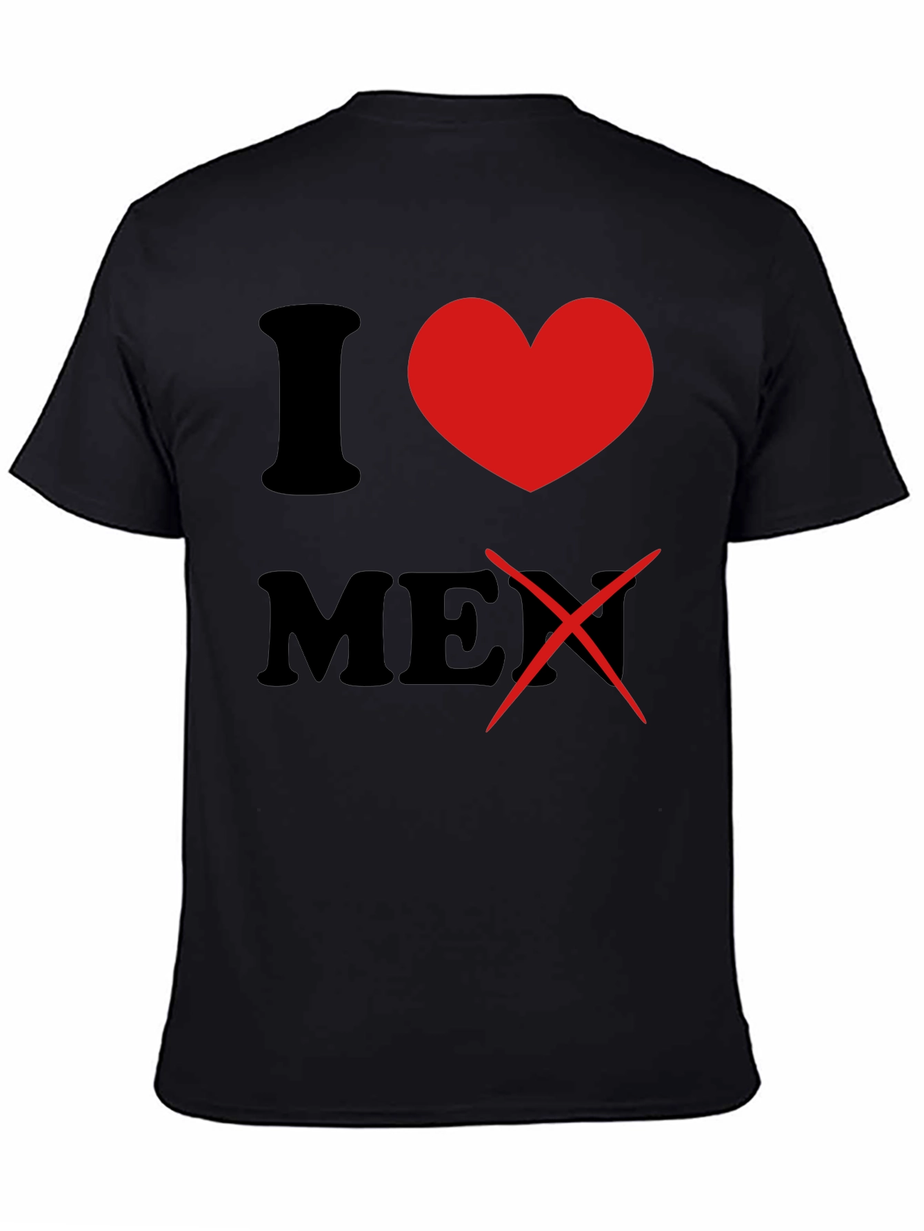 Black I Heart MEX T-Shirt view 4