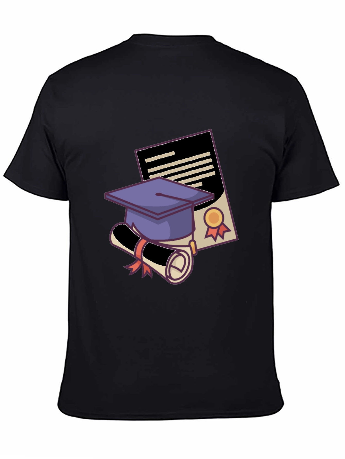 Black Graduation T-Shirt - Congrats Graduate! view 4