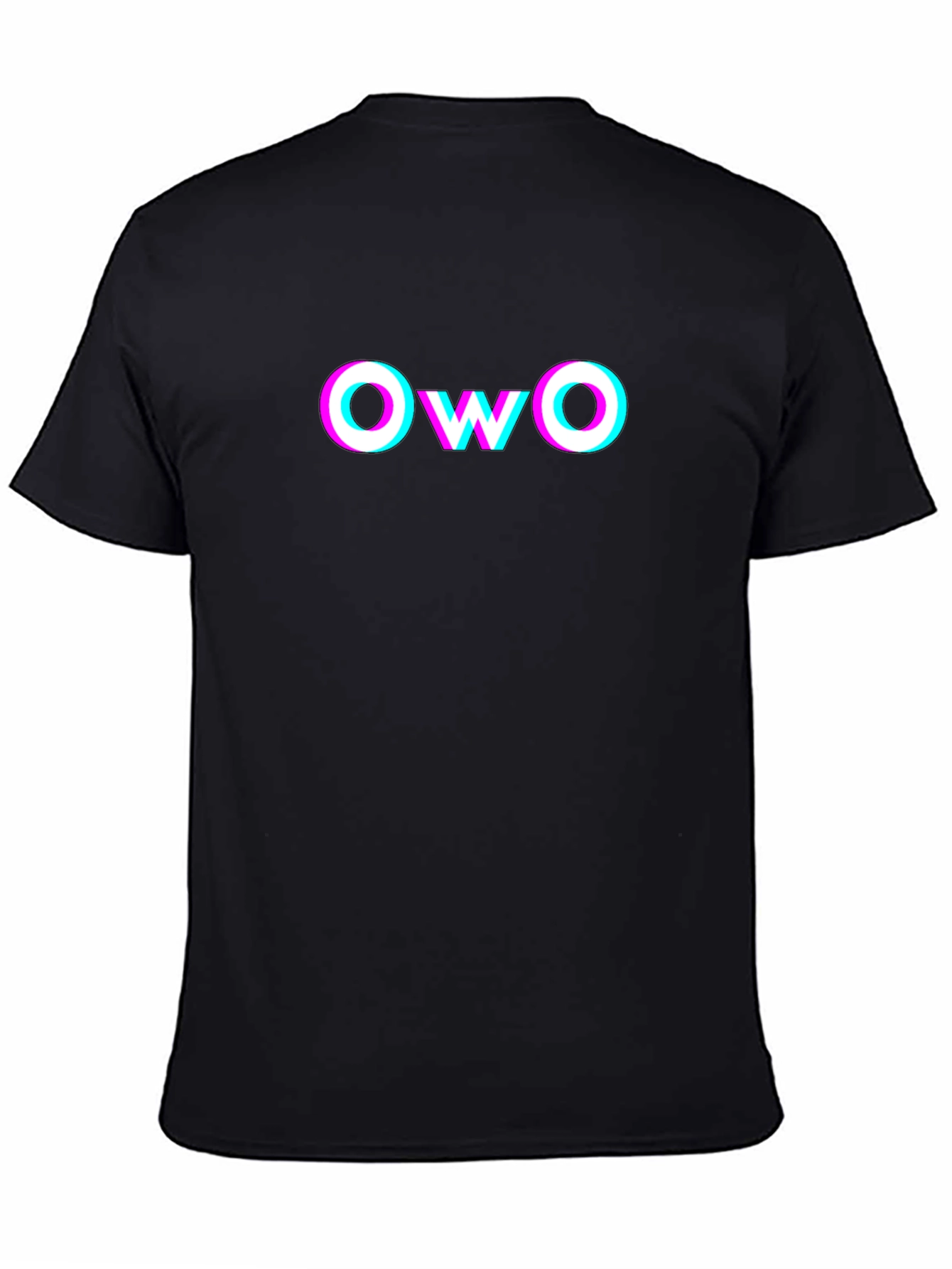 OwO Glitch Graphic T-Shirt - Soft Cotton Tee - 4