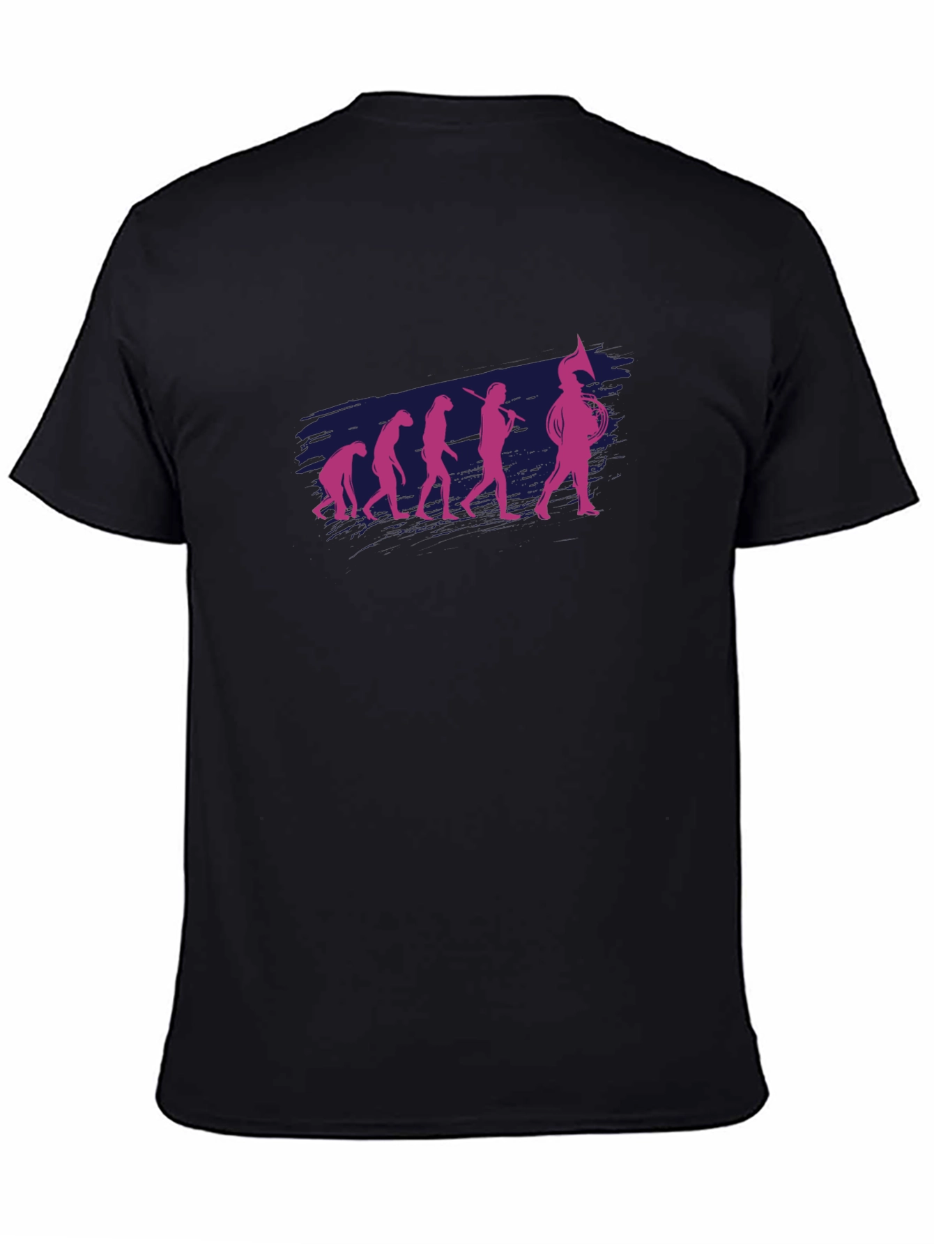 Black Evolution of the Marching Band T-Shirt view 4