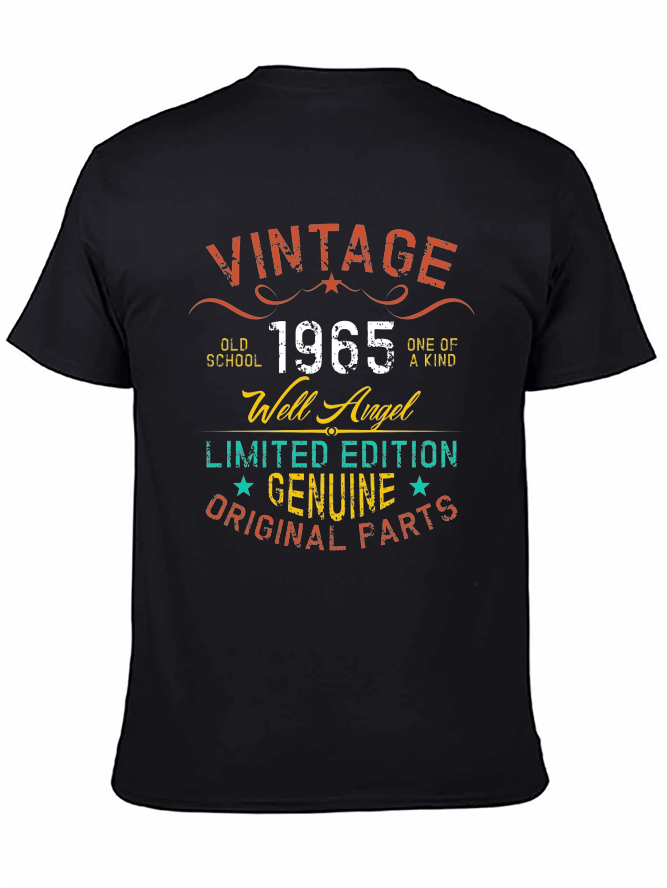 Black Vintage 1965 Limited Edition Genuine Parts T-Shirt view 4