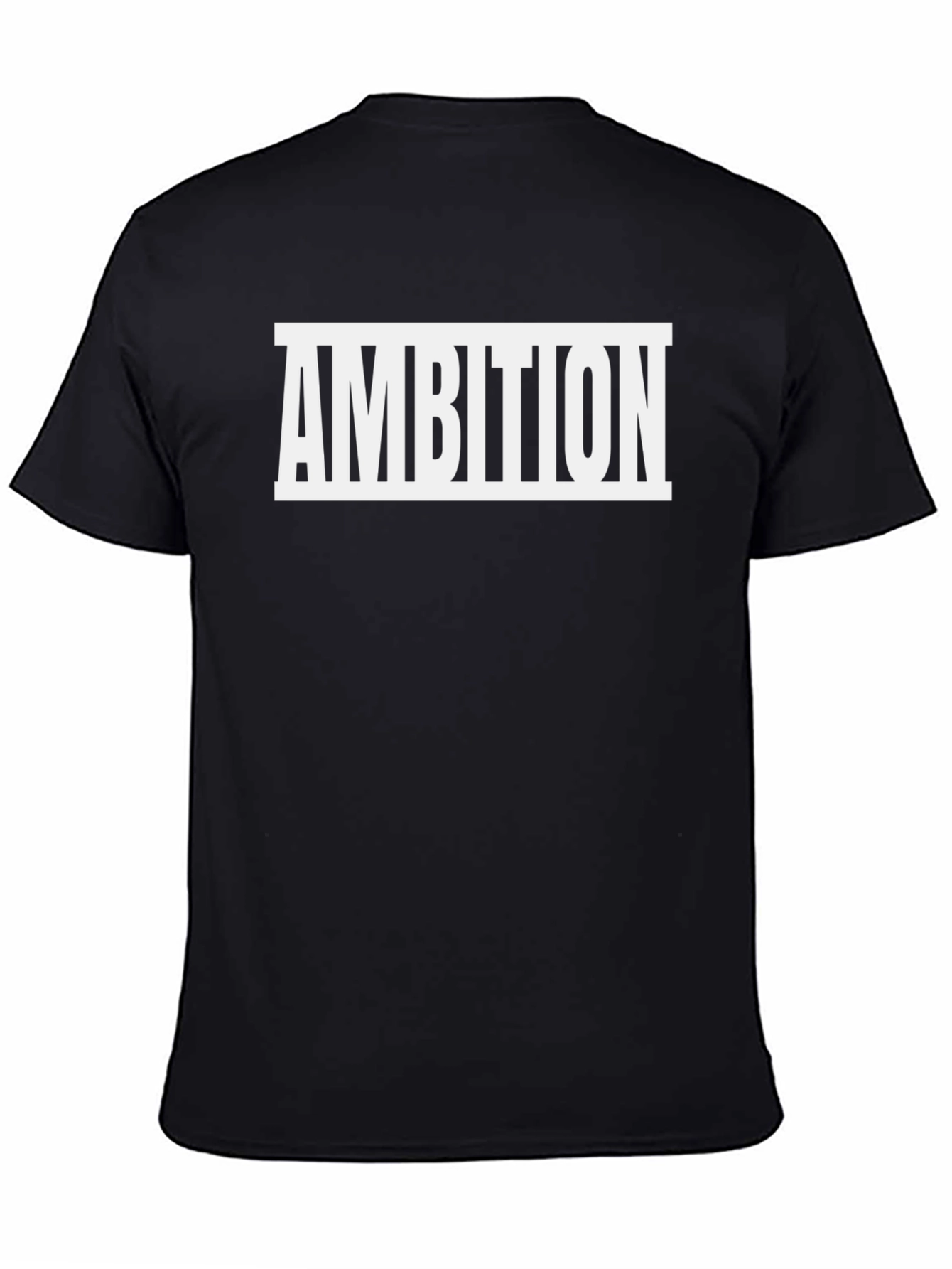 Black Ambition Graphic Tee - Black Cotton Blend view 4