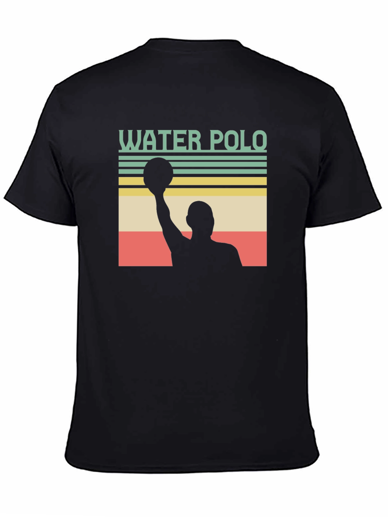 Black Water Polo Retro T-Shirt view 4