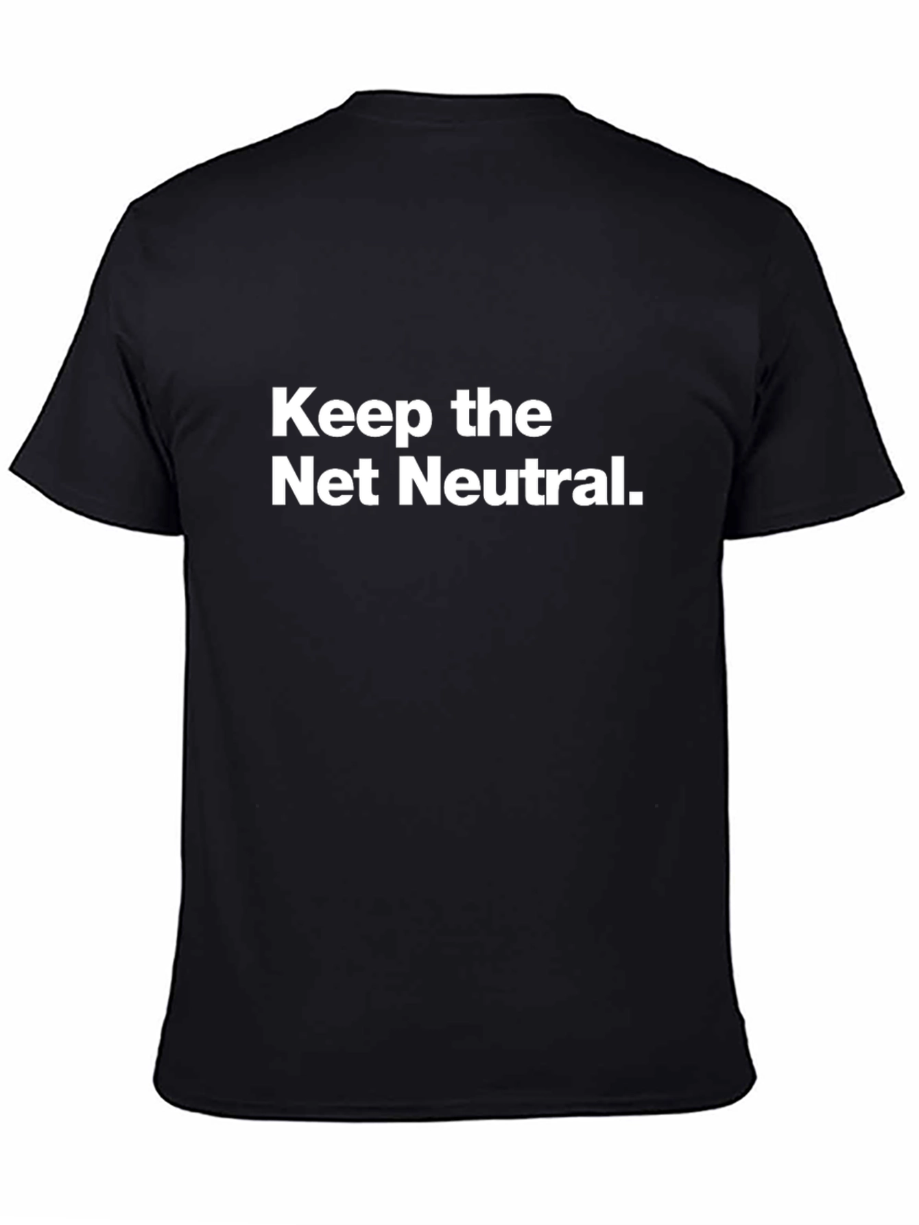 Black Keep the Net Neutral T-Shirt view 4