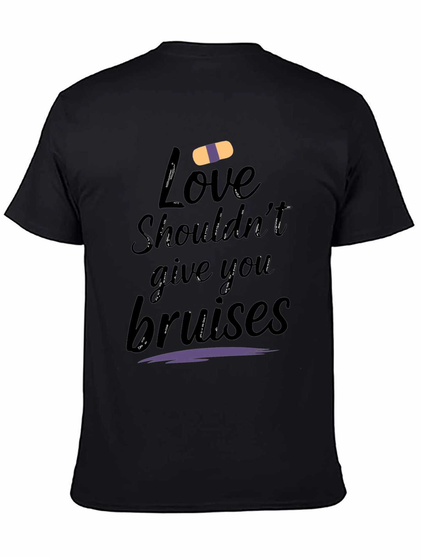 Black Love Shouldn't Bruise Graphic Tee view 4