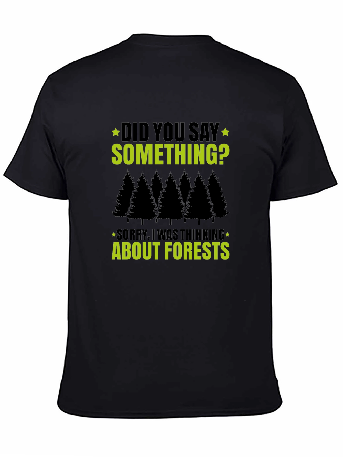 Black Forest Thinking T-Shirt - Funny Graphic Tee view 4